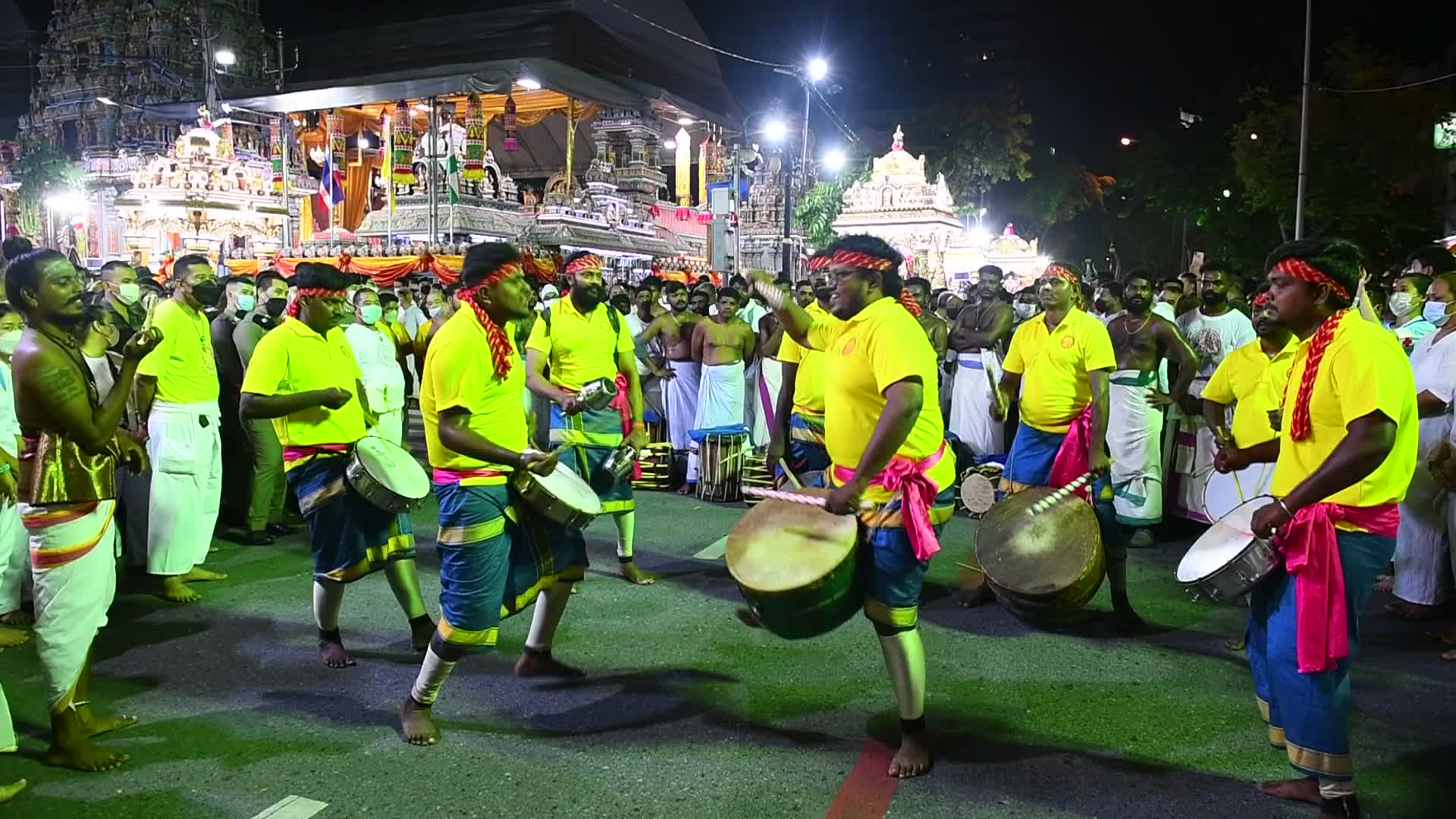 Navaratri Hindu  Festival Parade In Bangkok