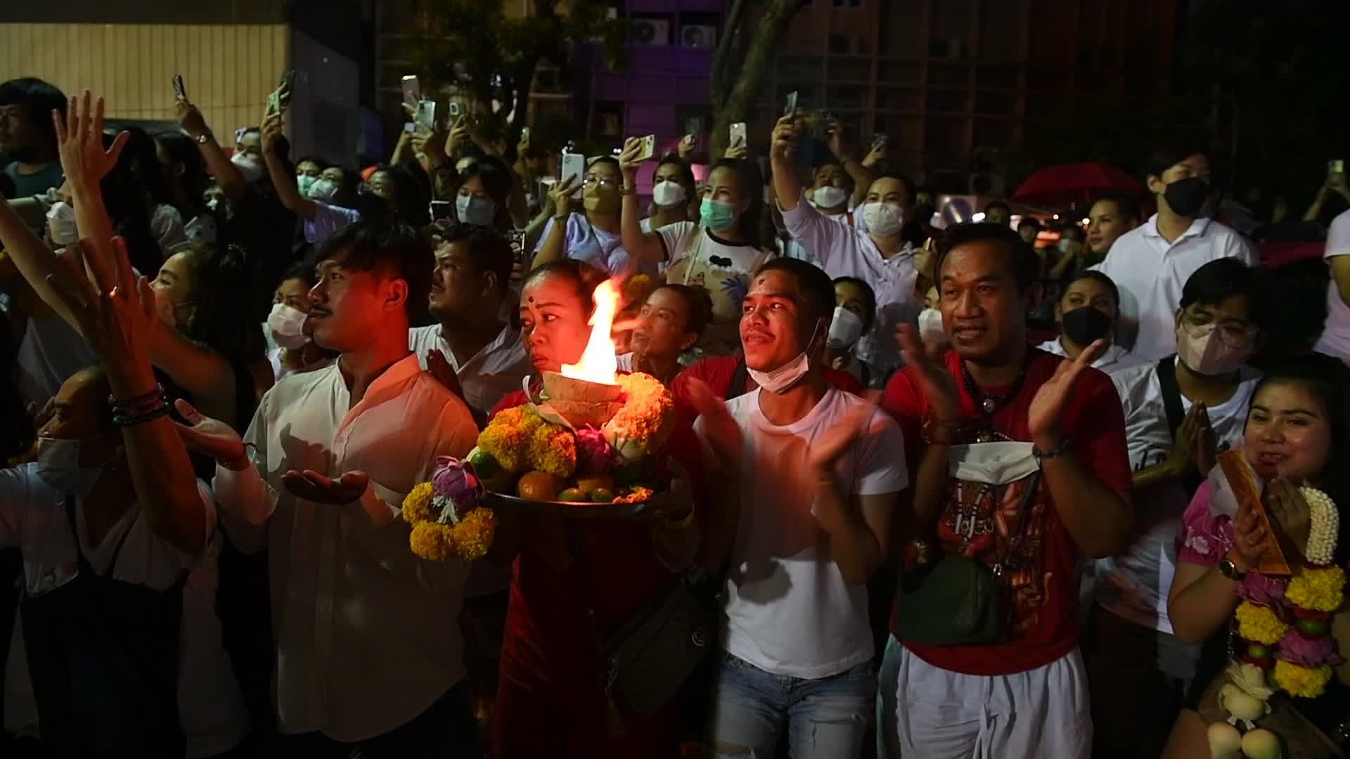 Navaratri Hindu  Festival Parade In Bangkok