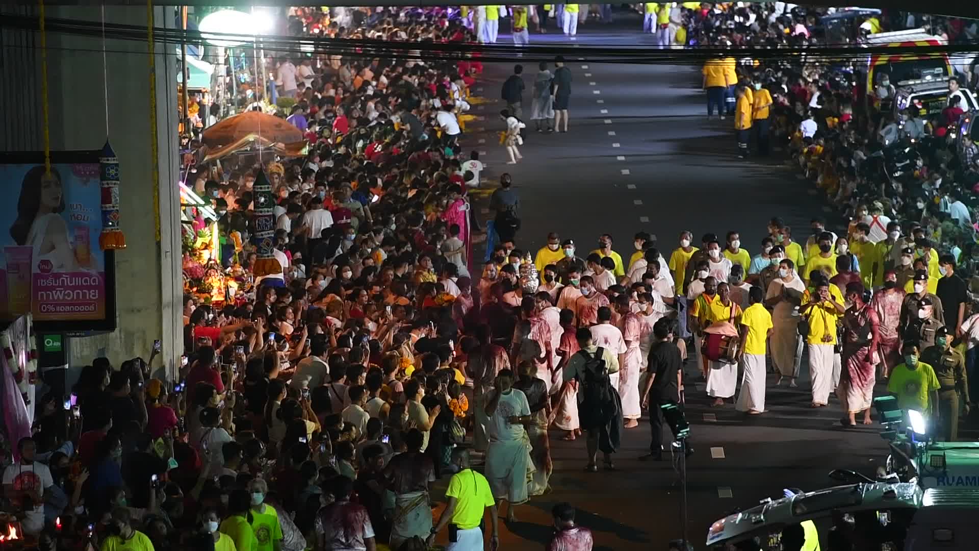 Navaratri Hindu  Festival Parade In Bangkok
