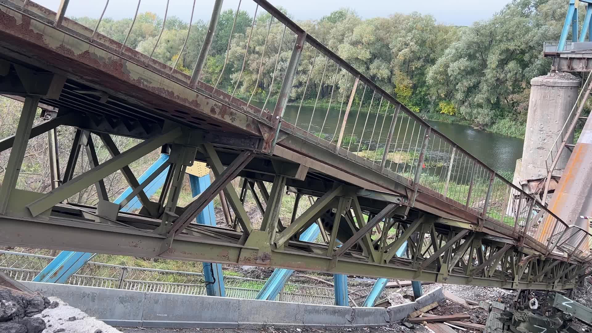 Recaptured Ukrainian city of Izium