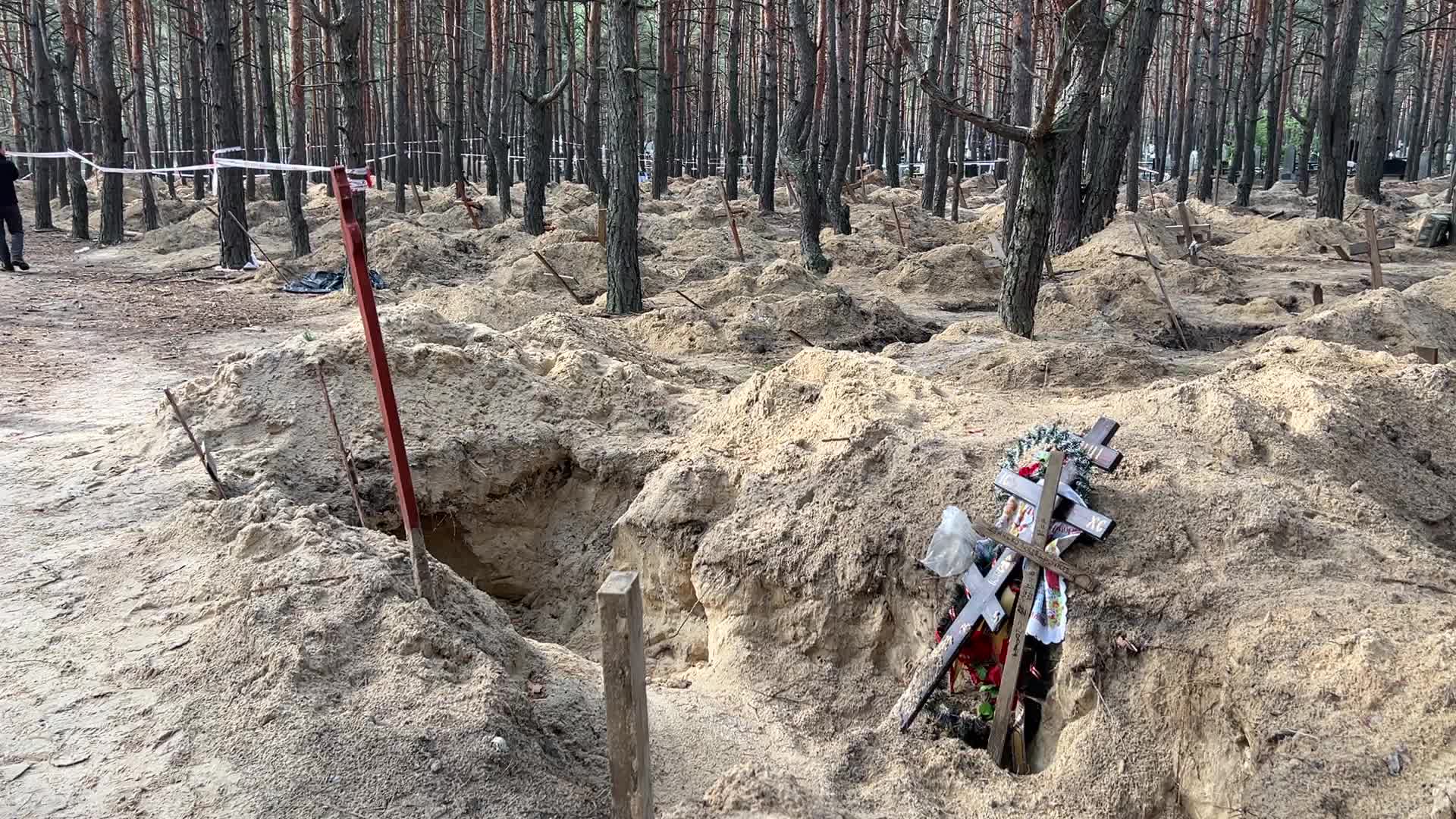 Recaptured Ukrainian city of Izium