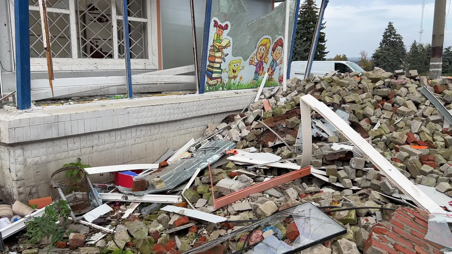 Recaptured Ukrainian city of Izium