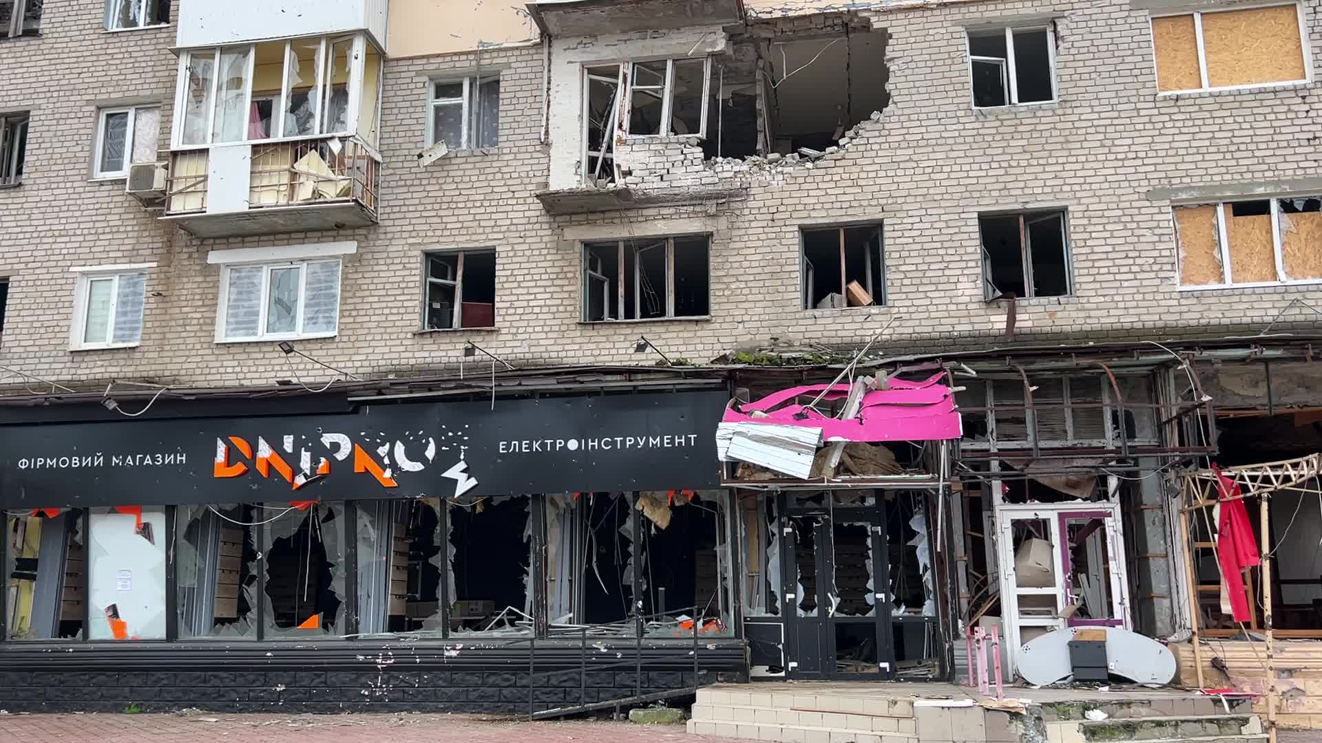 Recaptured Ukrainian city of Izium