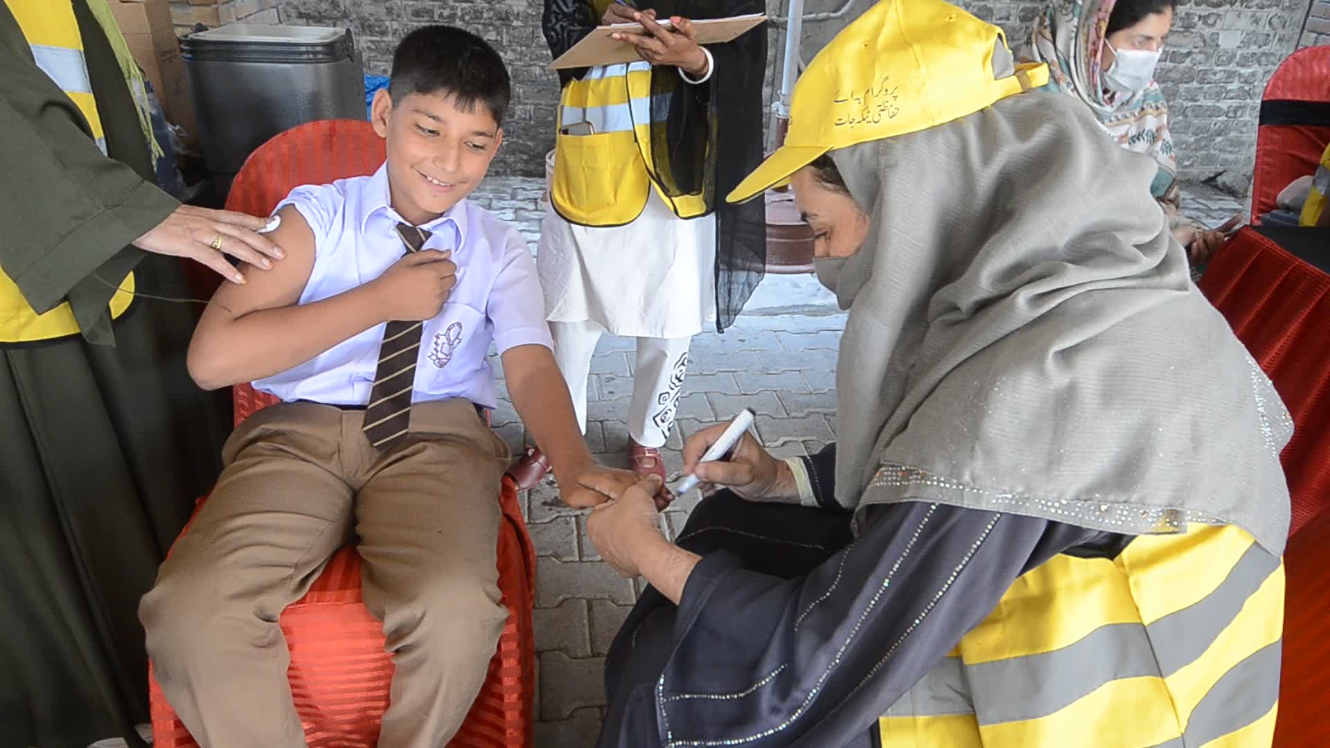Vaccination Campaign In Peshawar, Pakistan