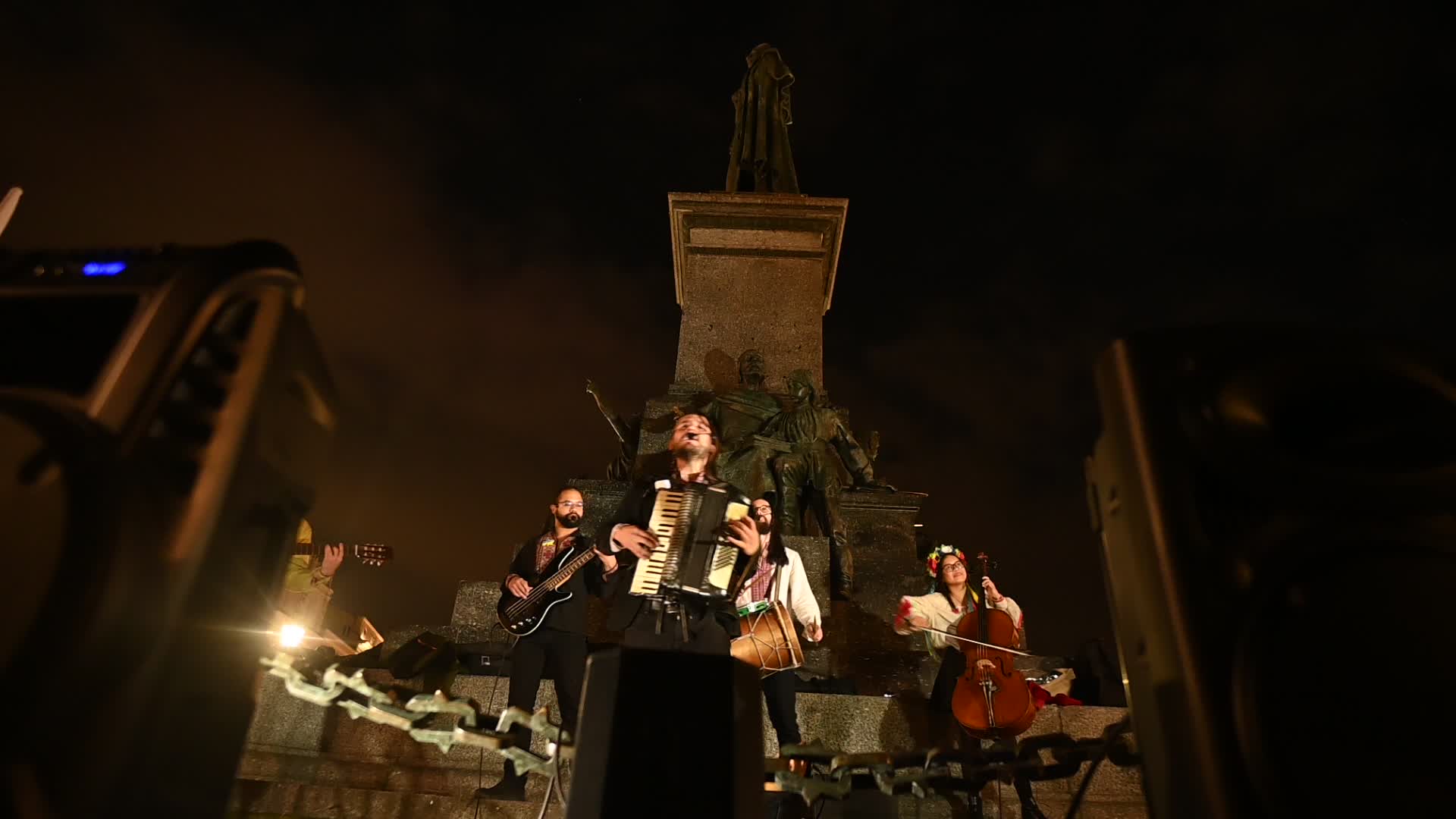 Los Iankover’s Perform In Krakow's Market Square