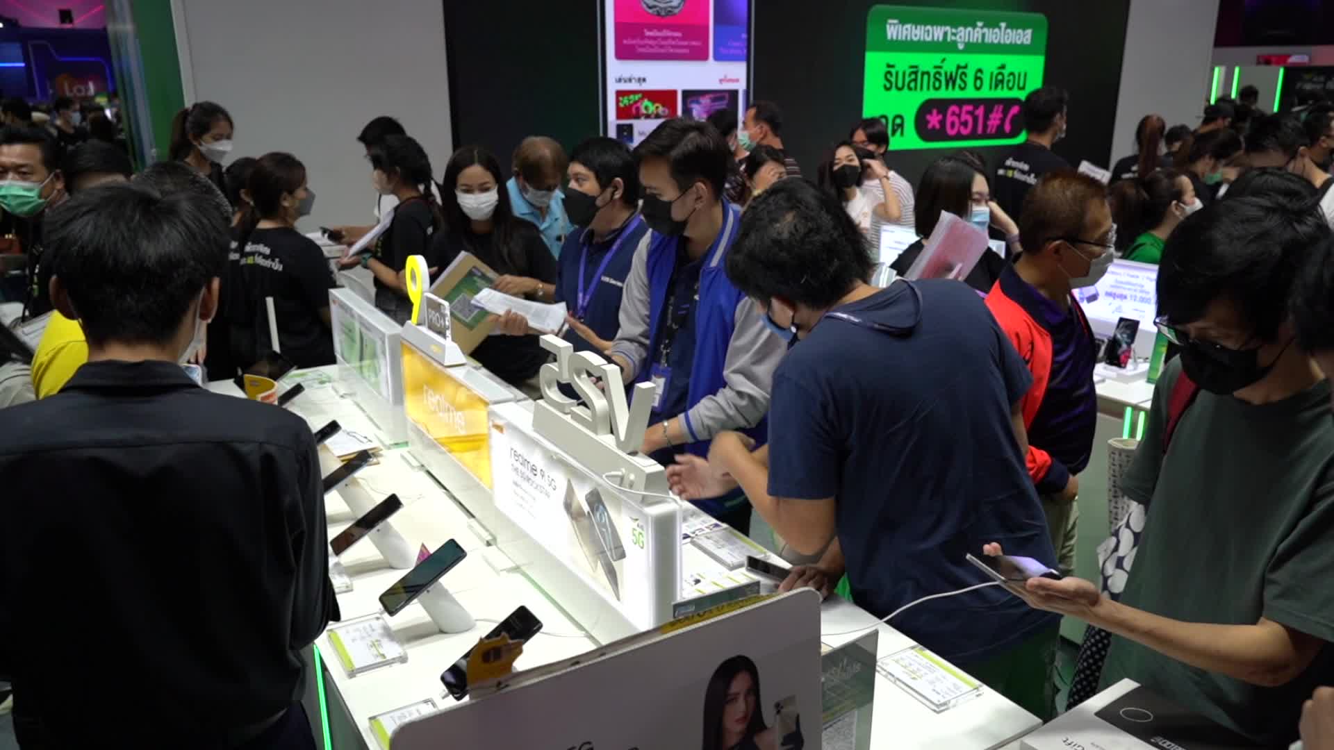 Thailand Mobile Expo 2022 in Bangkok.
