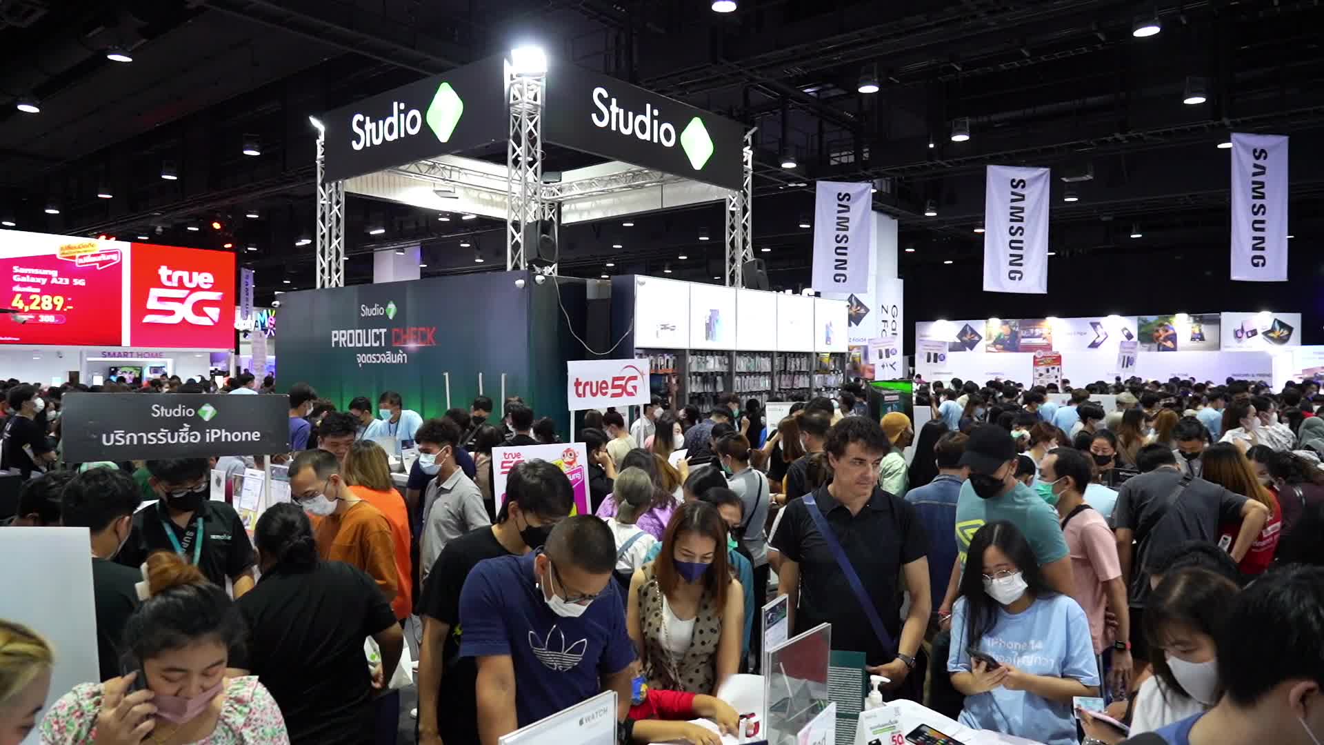 Thailand Mobile Expo 2022 in Bangkok.