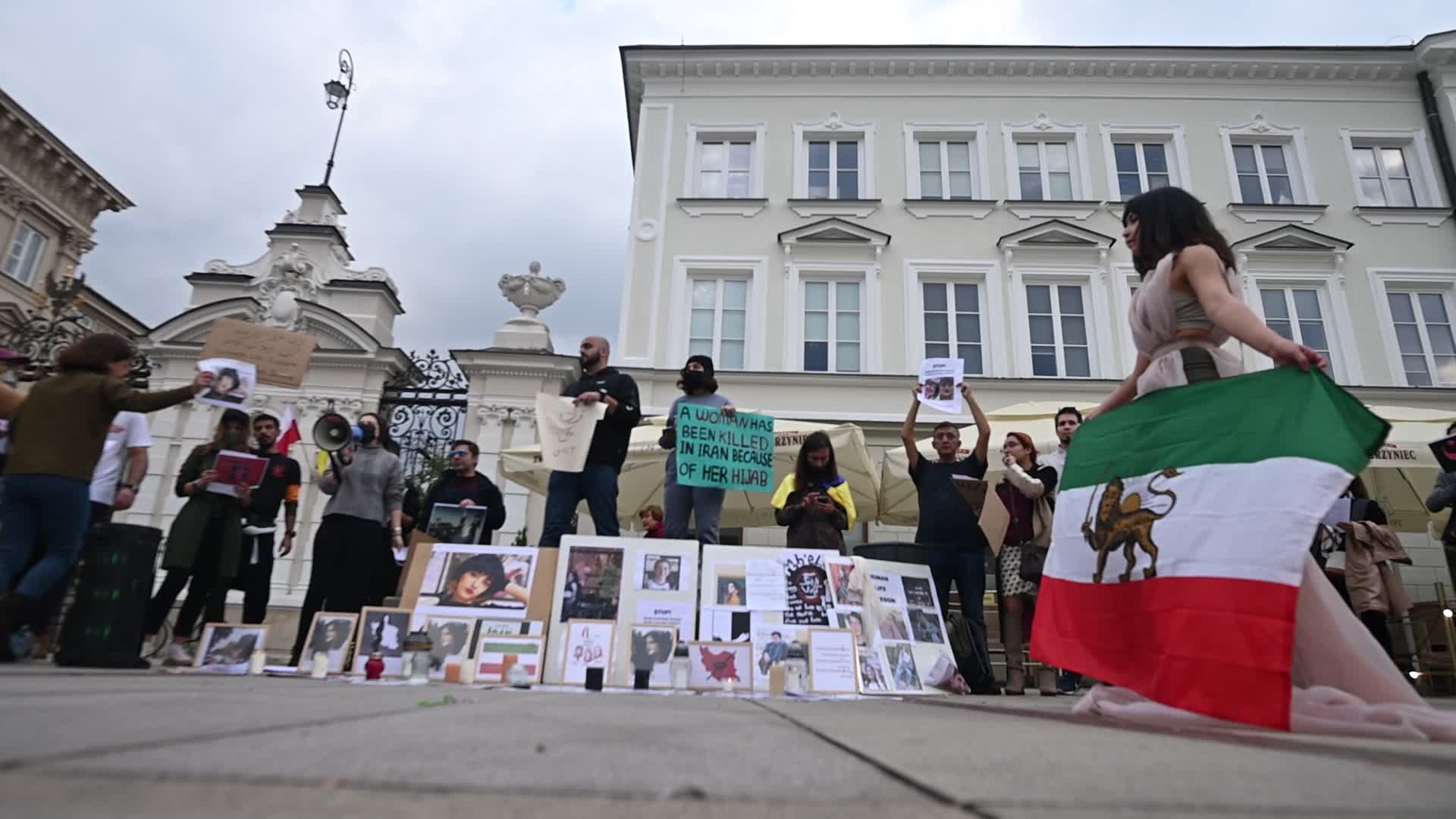 Protest In Memory Of Mahsa Amini In Warsaw
