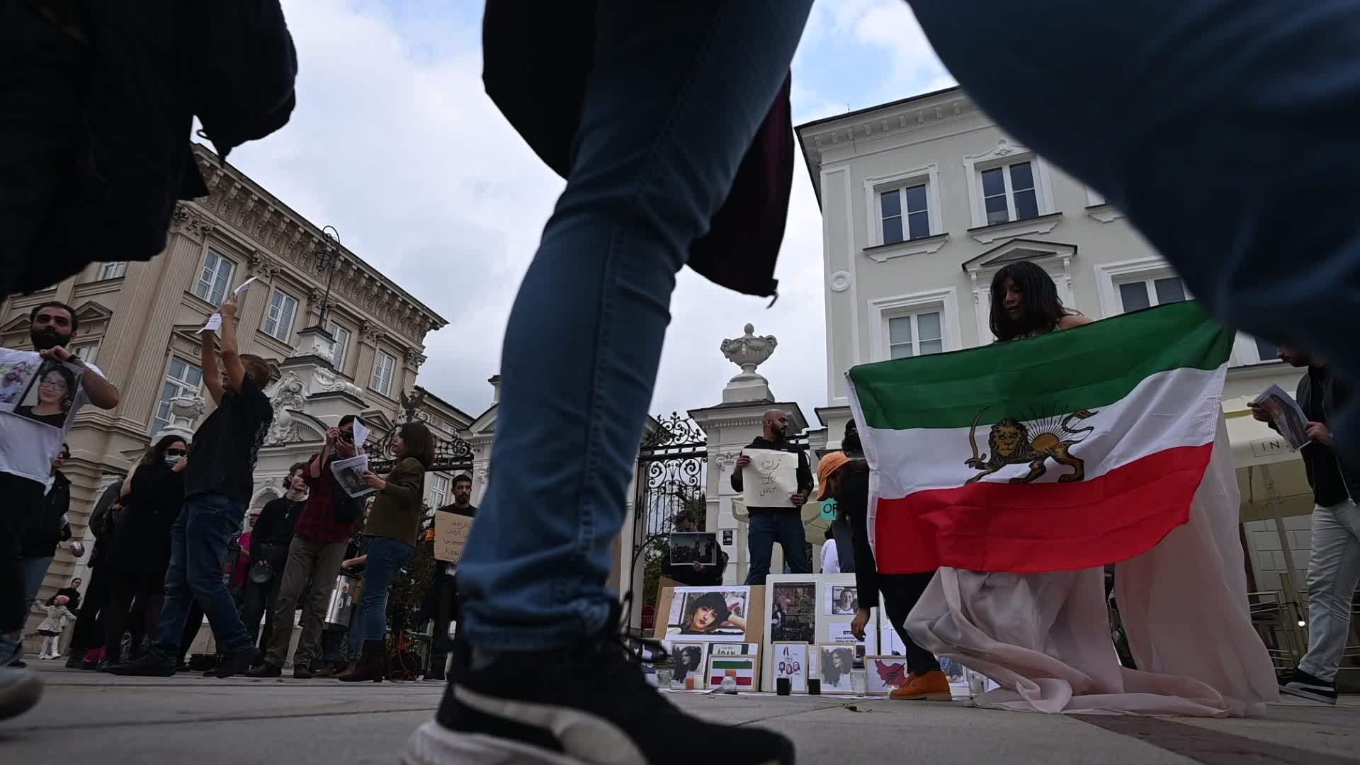 Protest In Memory Of Mahsa Amini In Warsaw