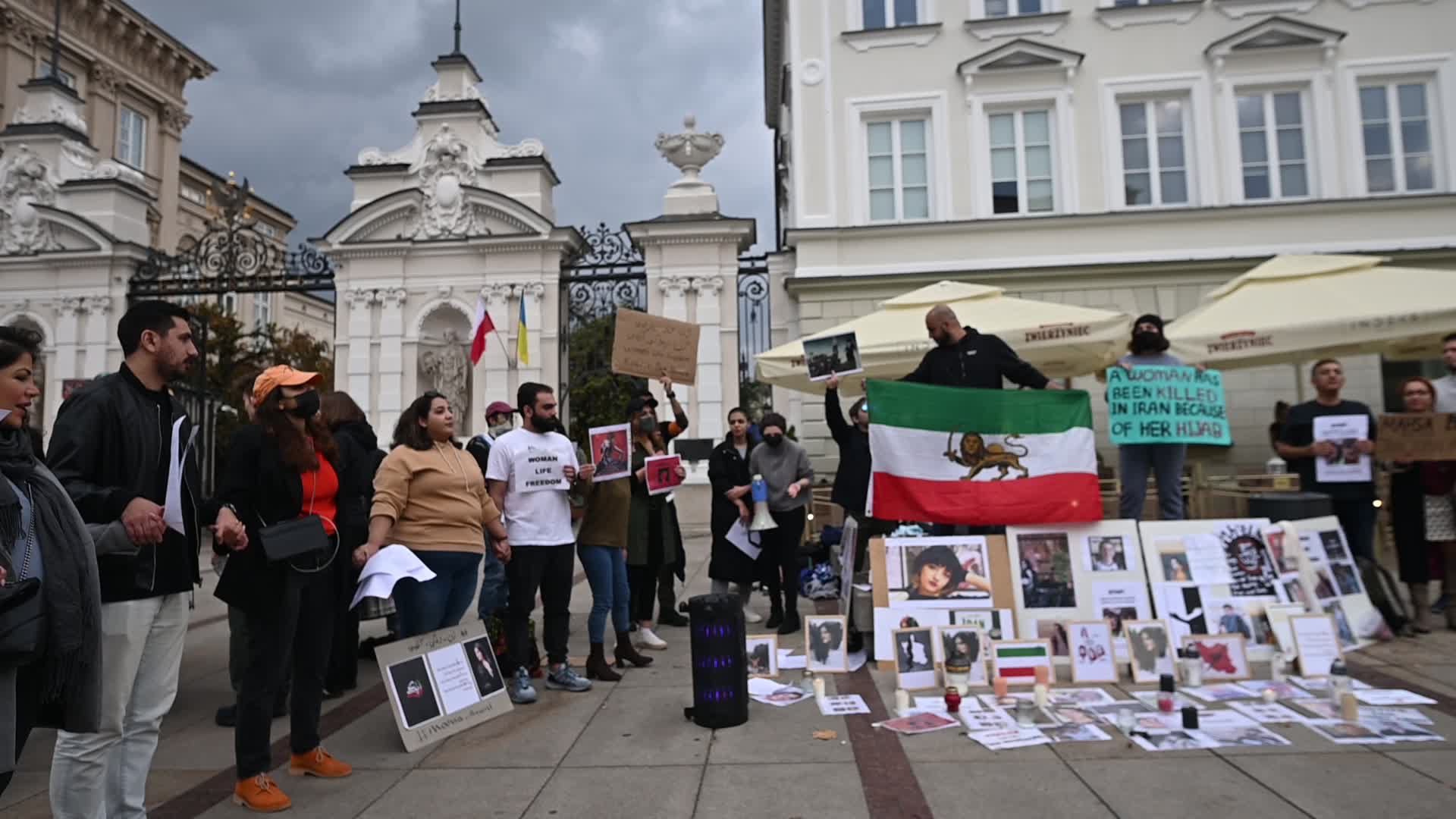 Protest In Memory Of Mahsa Amini In Warsaw