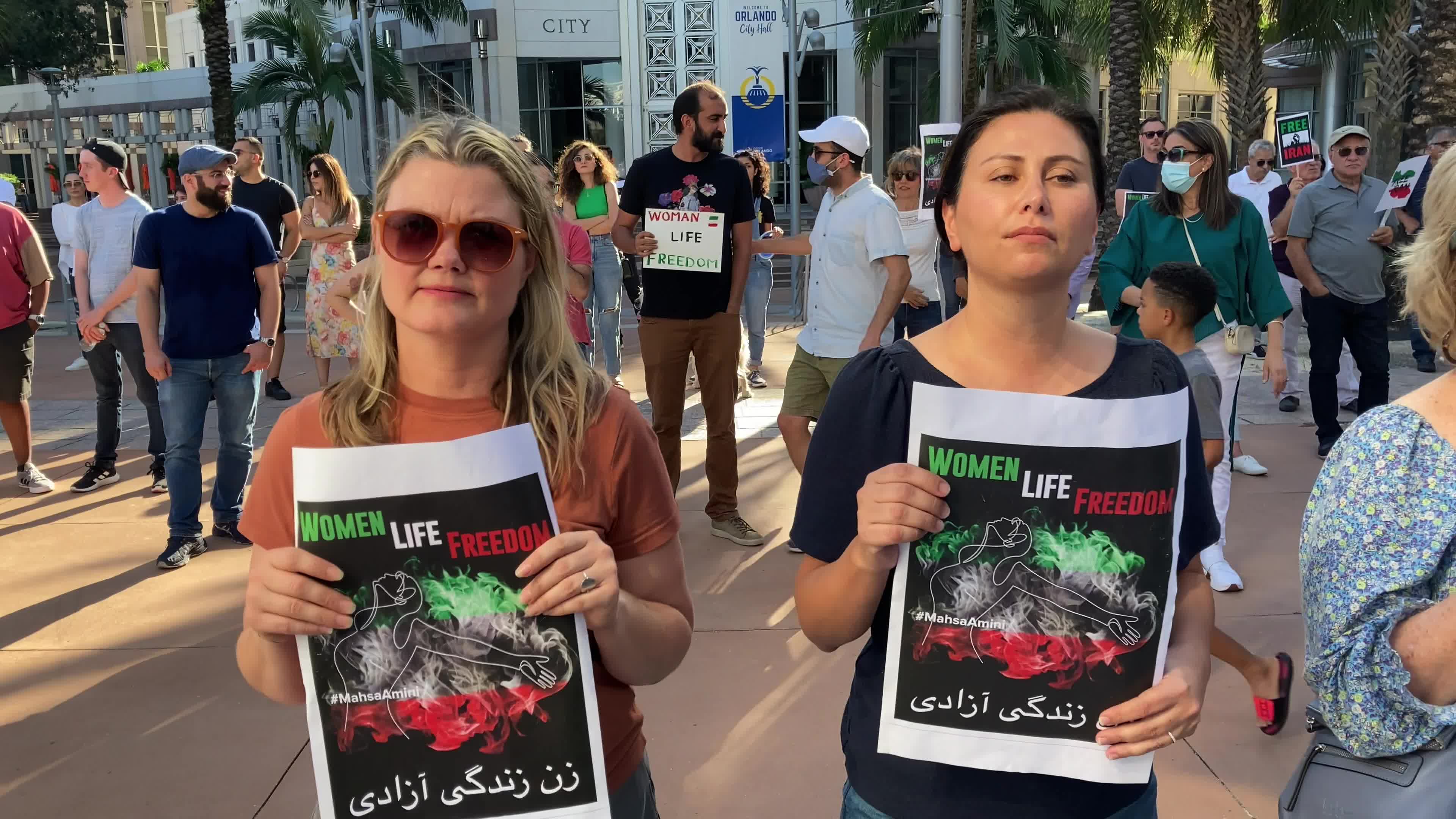 Iran Protest in Orlando, Florida