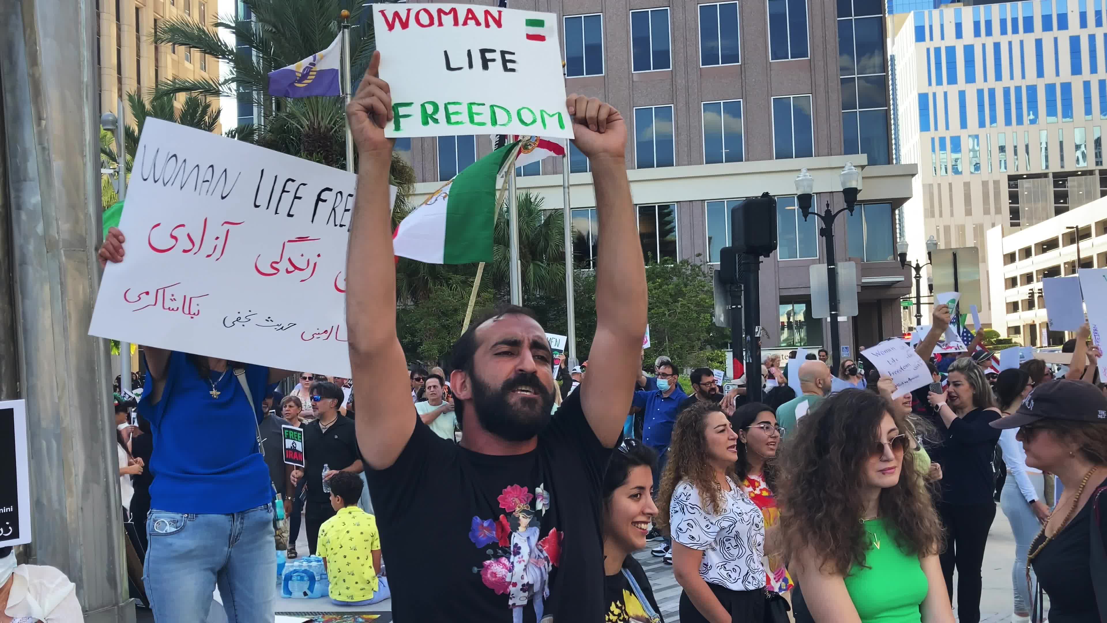Iran Protest in Orlando, Florida