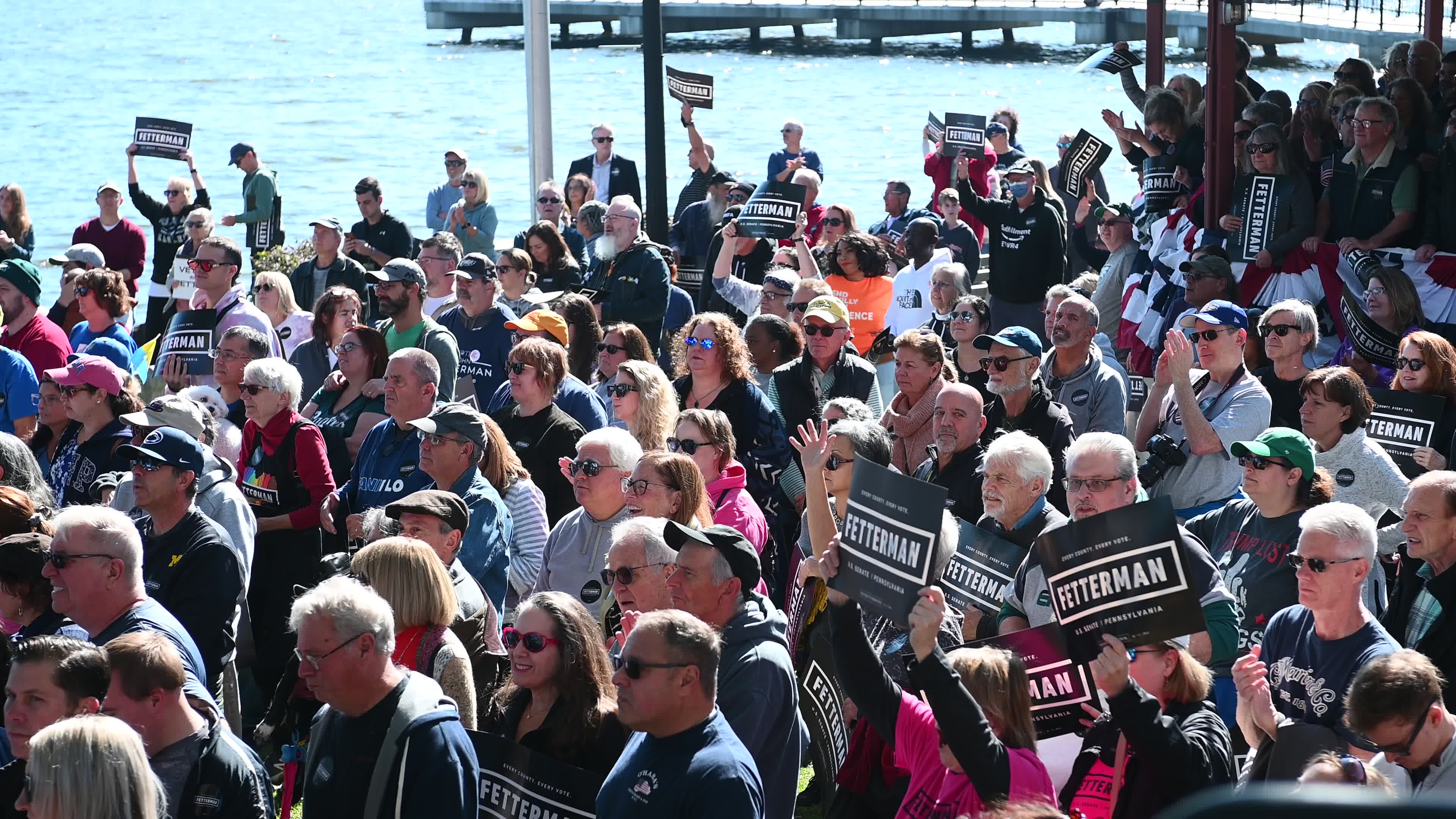 John Fetterman Holds Rally in Bristol PA
