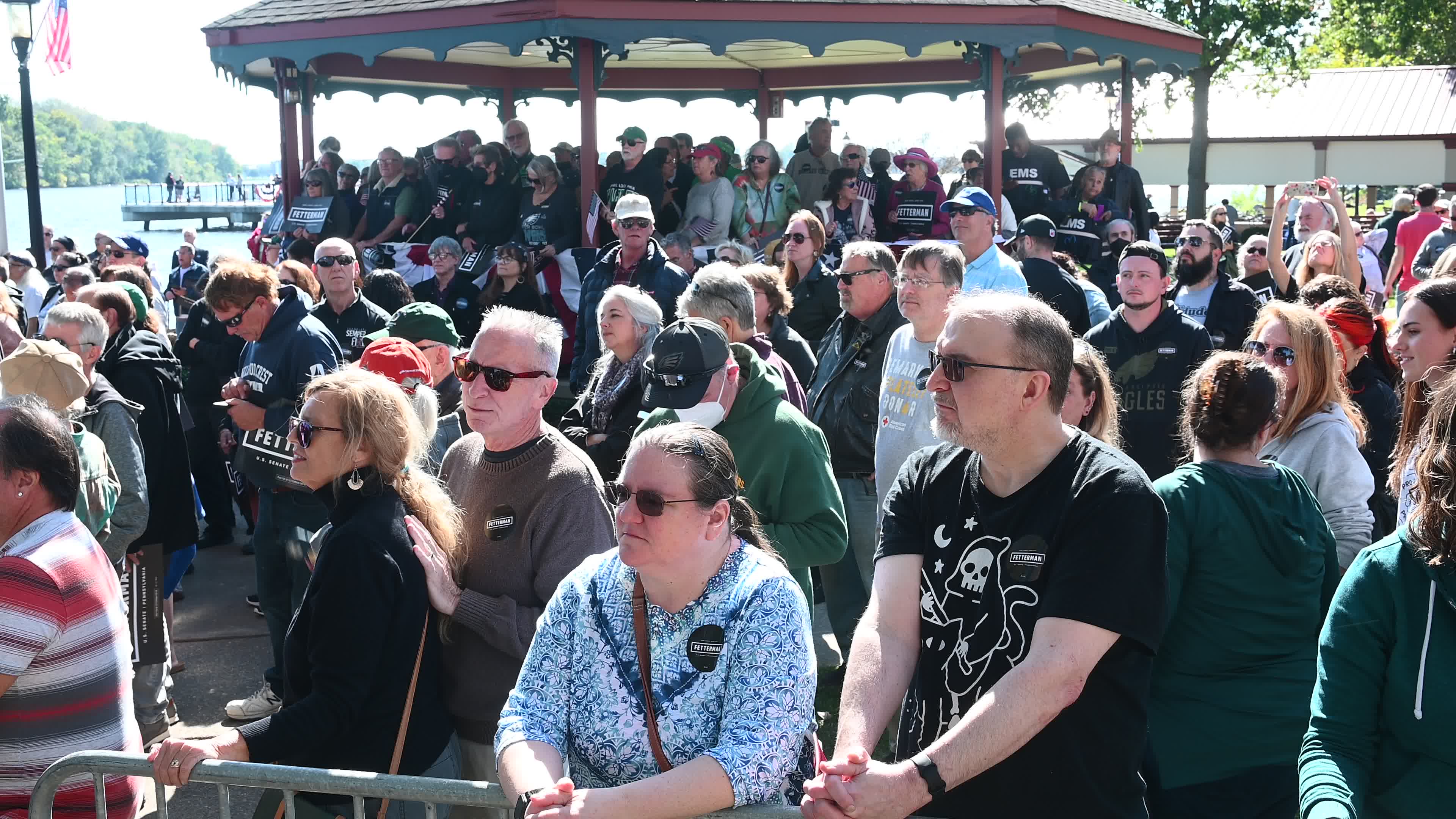 John Fetterman Holds Rally in Bristol PA
