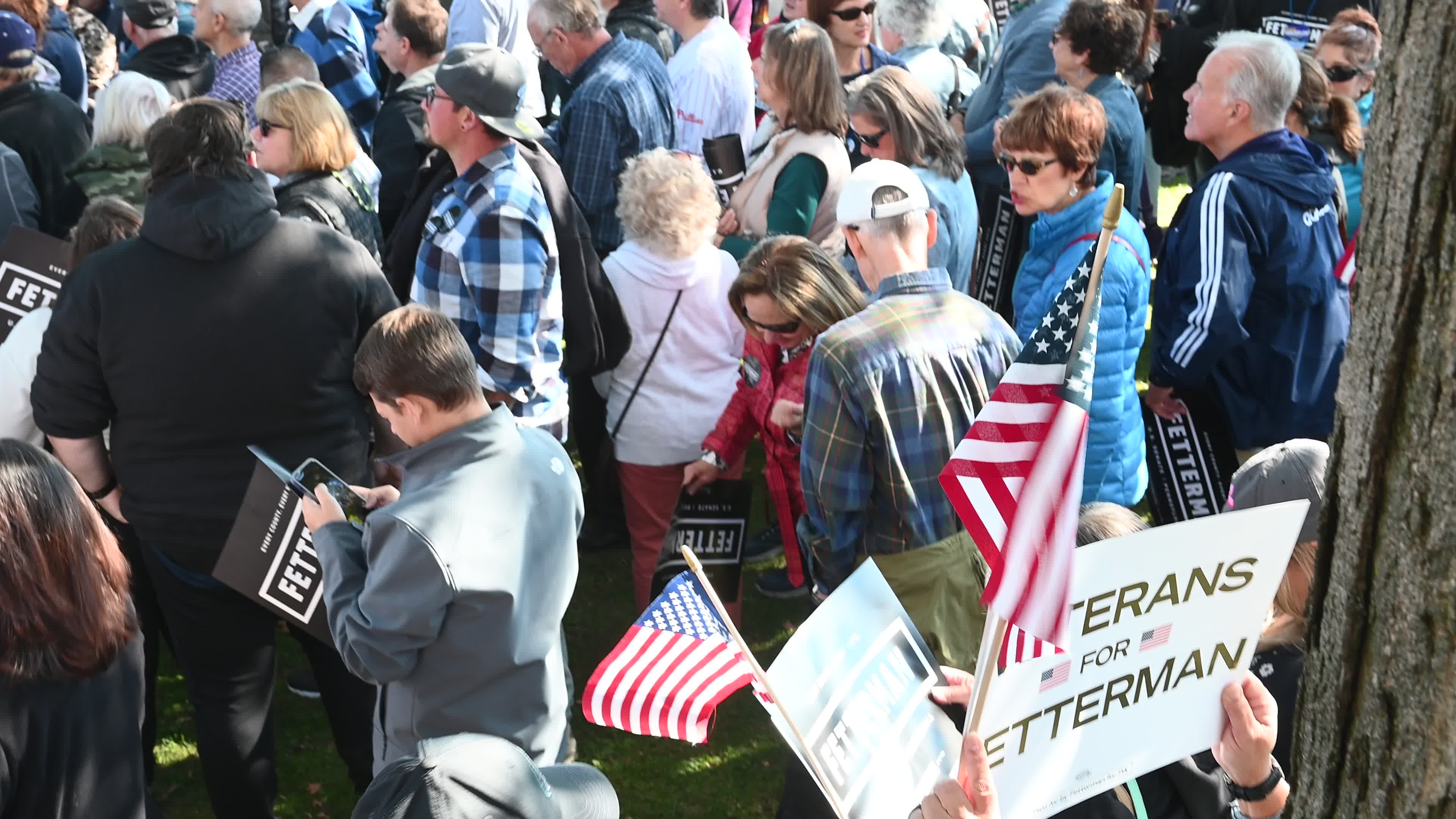 John Fetterman Holds Rally in Bristol PA