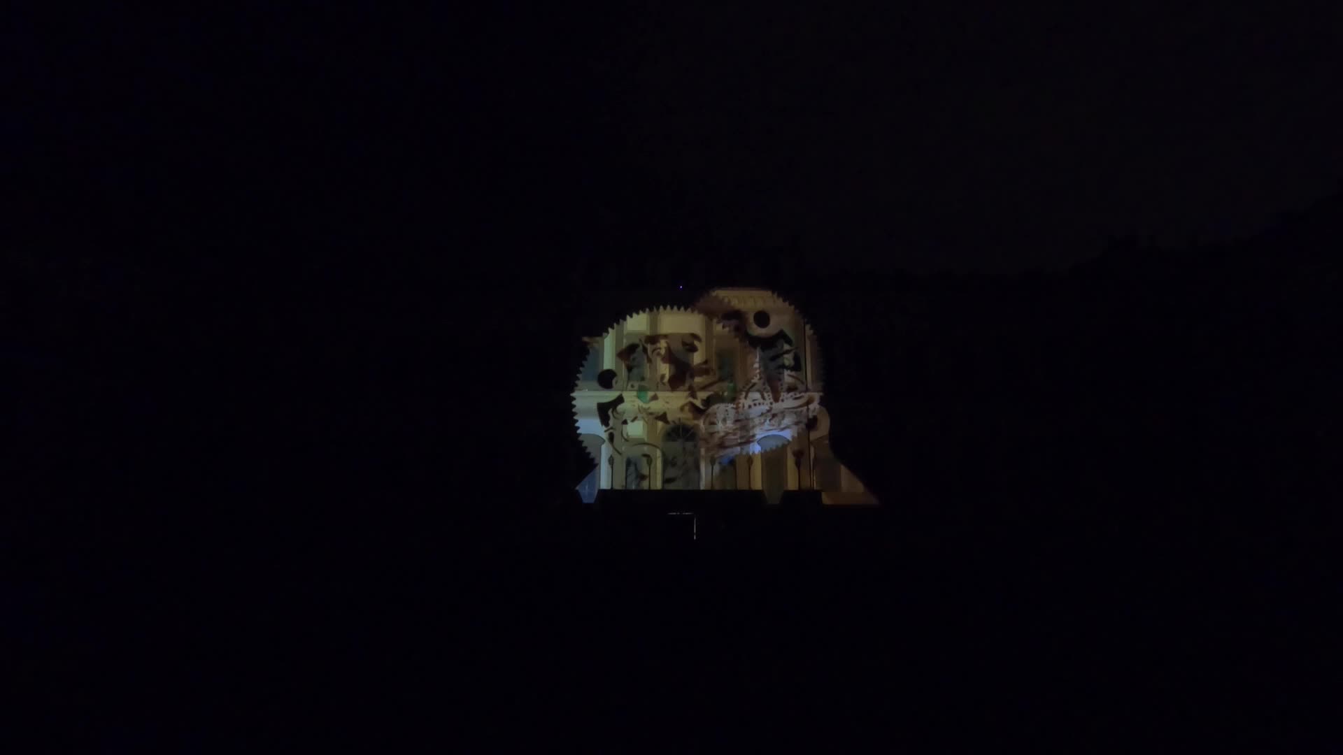 The audiovisual 3d mapping show of the Kernel Festival in Monza