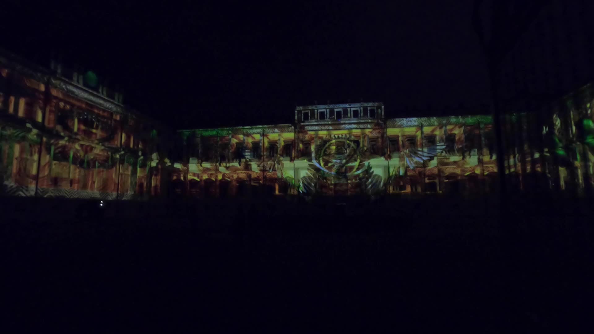 The audiovisual 3d mapping show of the Kernel Festival in Monza
