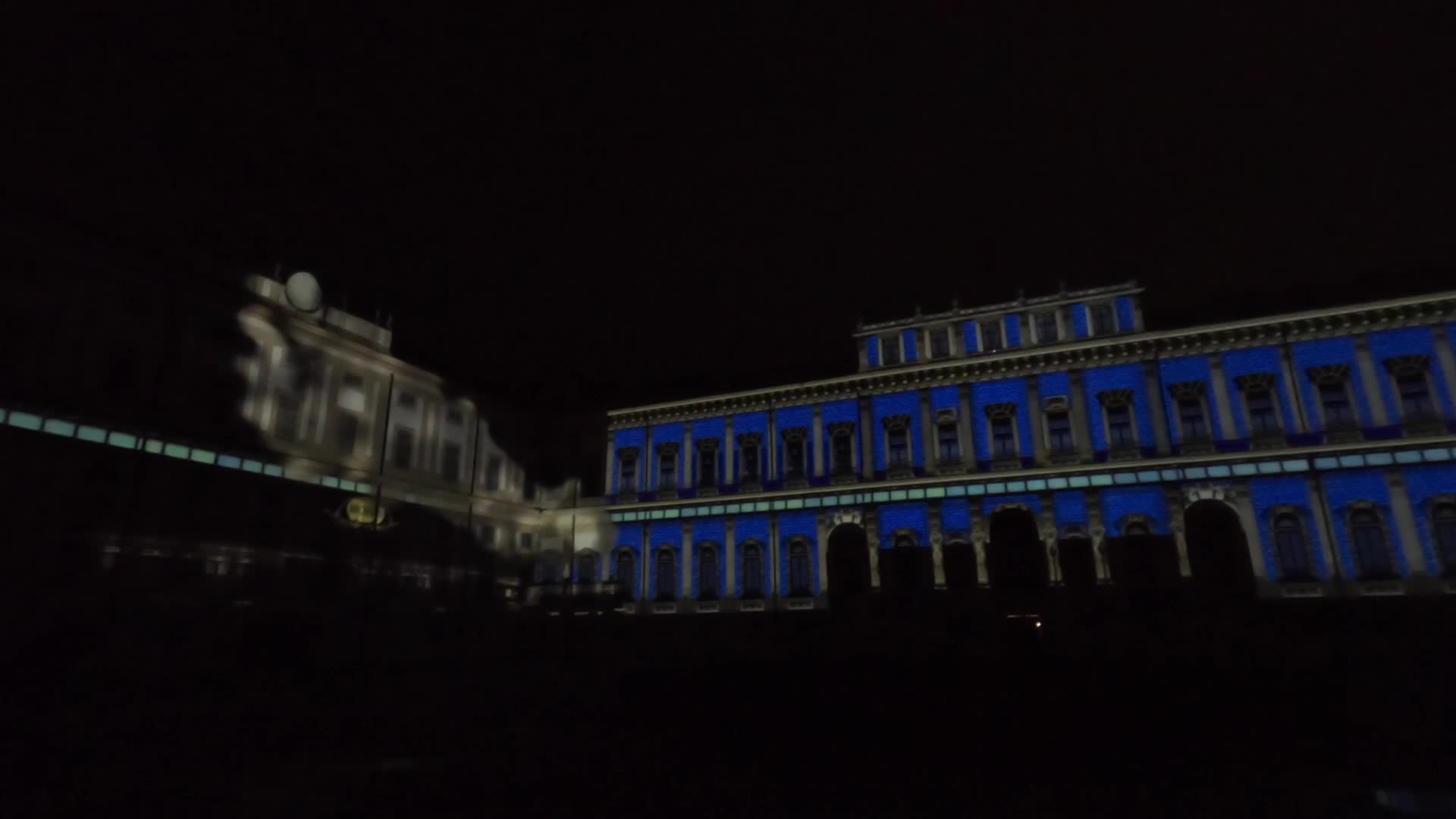 The audiovisual 3d mapping show of the Kernel Festival in Monza
