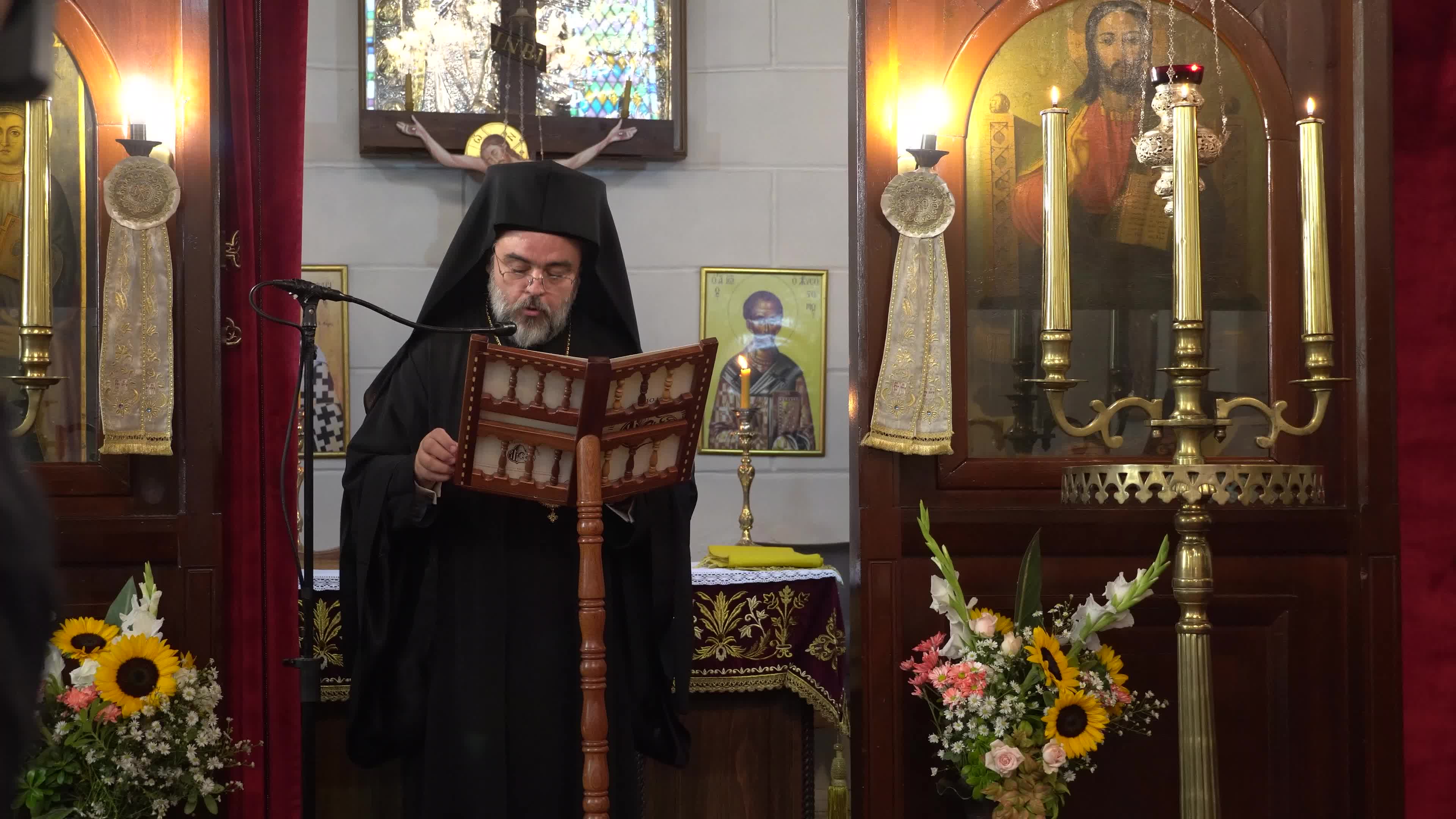 Ecumenical Patriarch Bartholomew I of Constantinople officiates Sunday mass, Izmir, Turkey