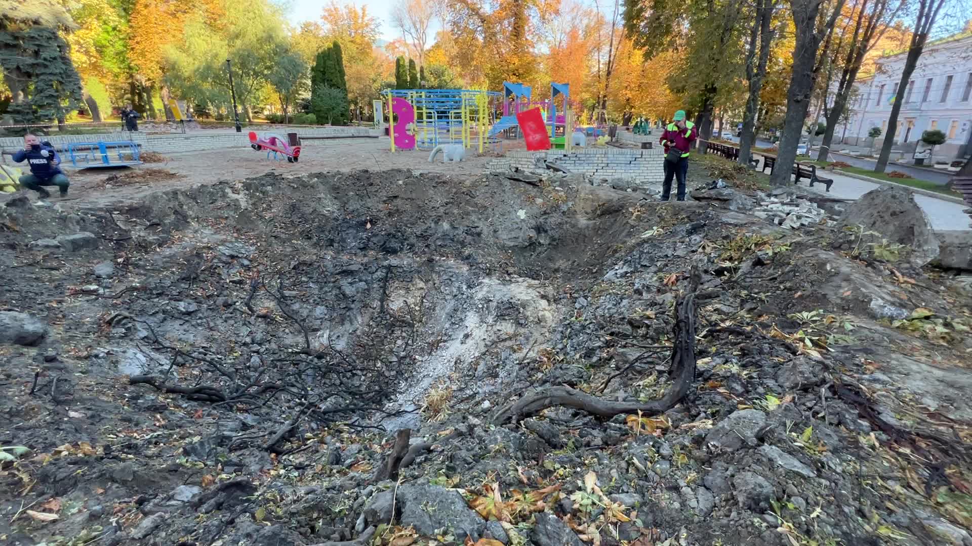 Morning in Kyiv in the places of yesterday's russian missile strikes
