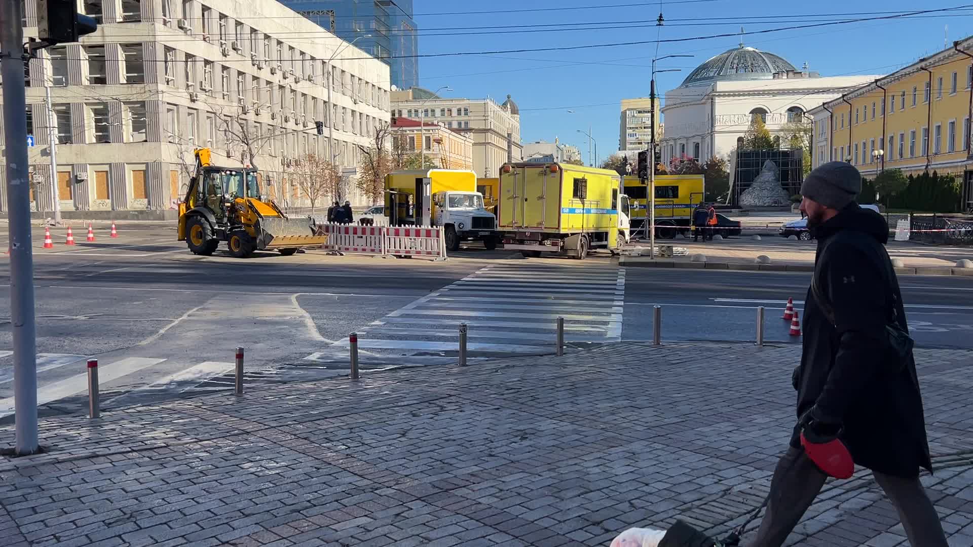Morning in Kyiv in the places of yesterday's russian missile strikes