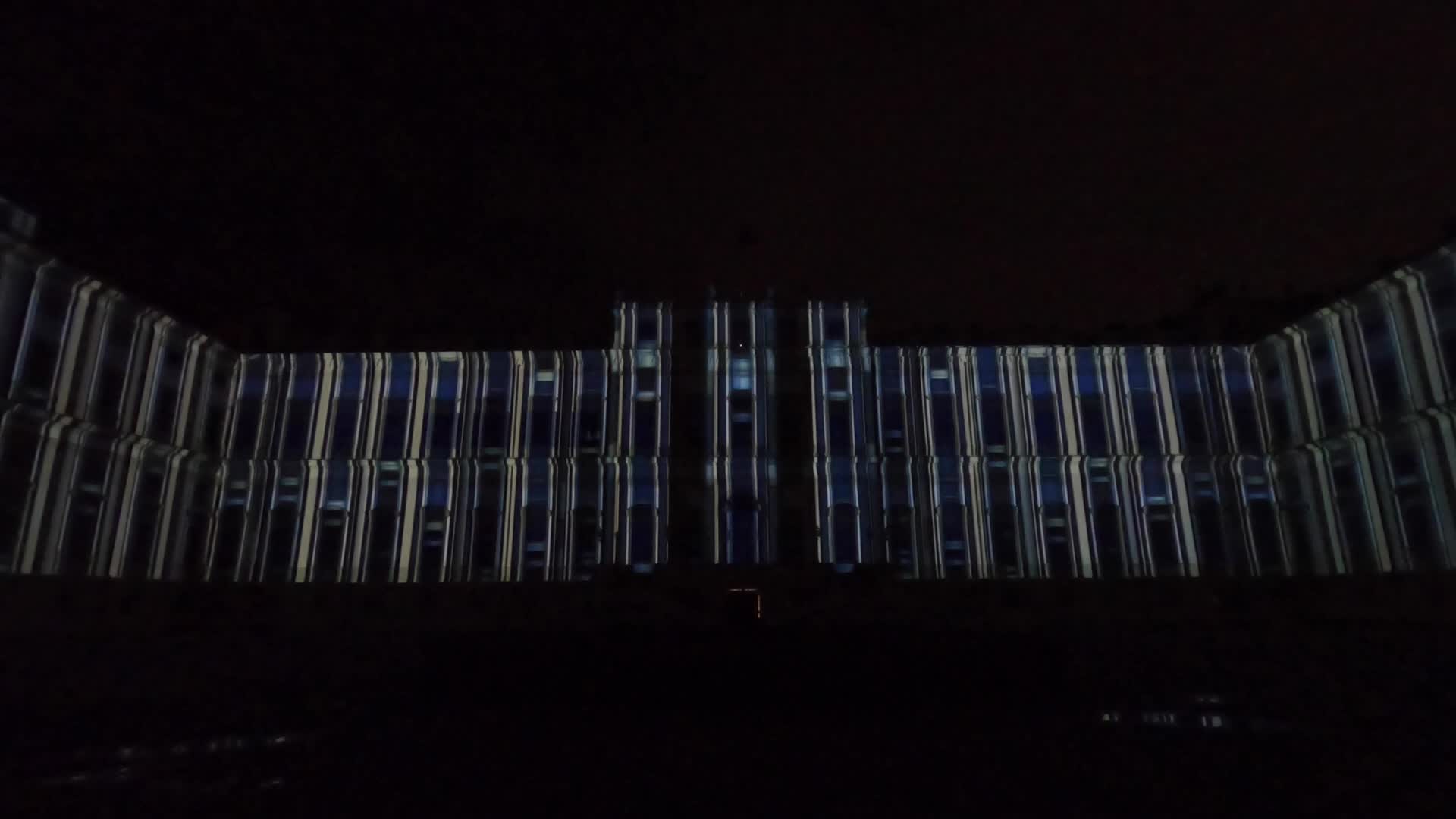 The audiovisual 3d mapping show of the Kernel Festival in Monza