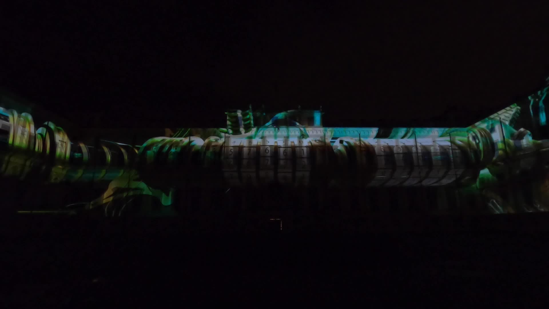 The audiovisual 3d mapping show of the Kernel Festival in Monza