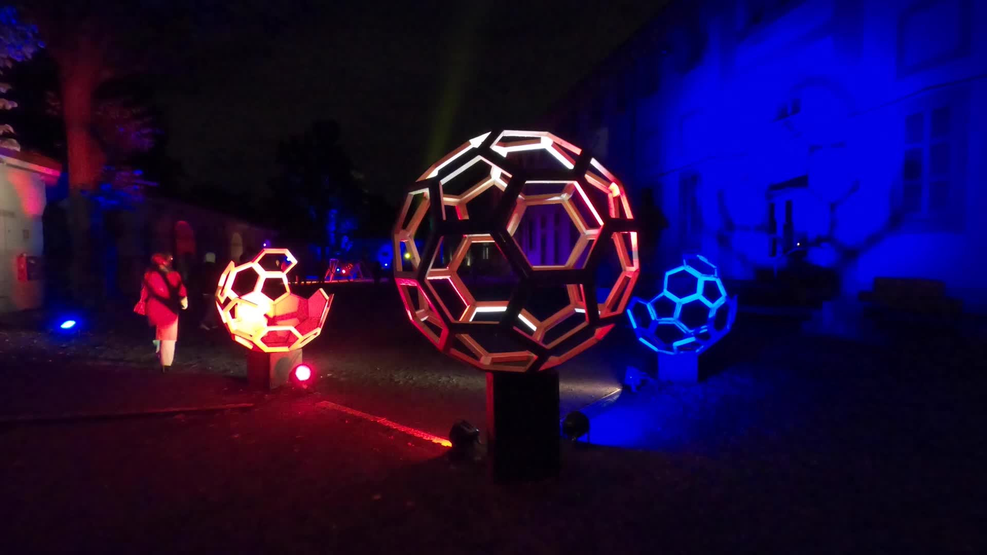 The audiovisual 3d mapping show of the Kernel Festival in Monza