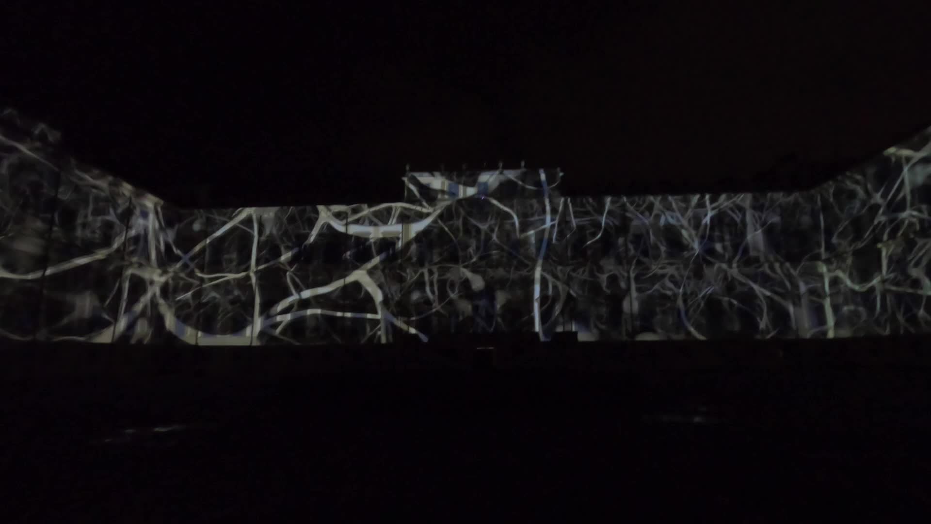 The audiovisual 3d mapping show of the Kernel Festival in Monza