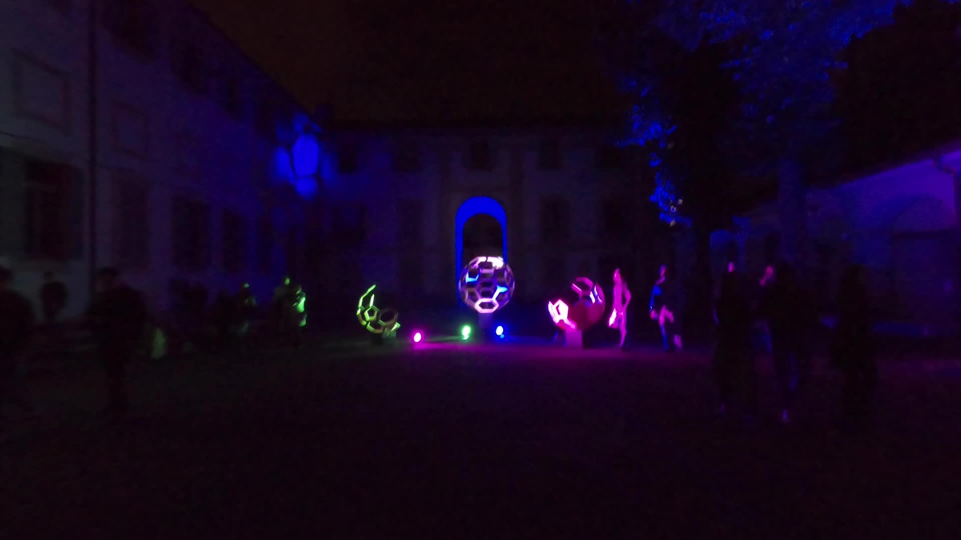 The audiovisual 3d mapping show of the Kernel Festival in Monza