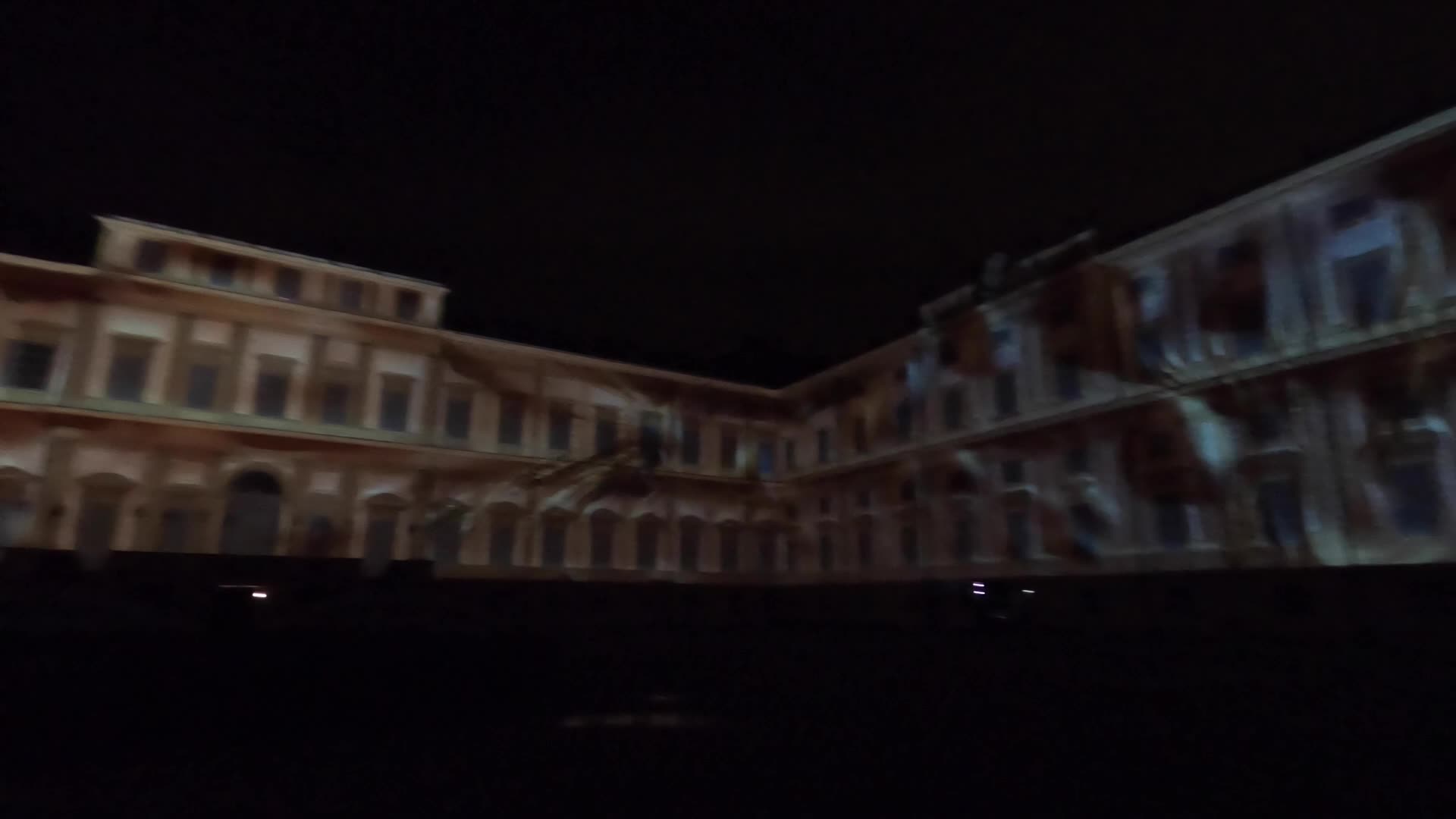 The audiovisual 3d mapping show of the Kernel Festival in Monza