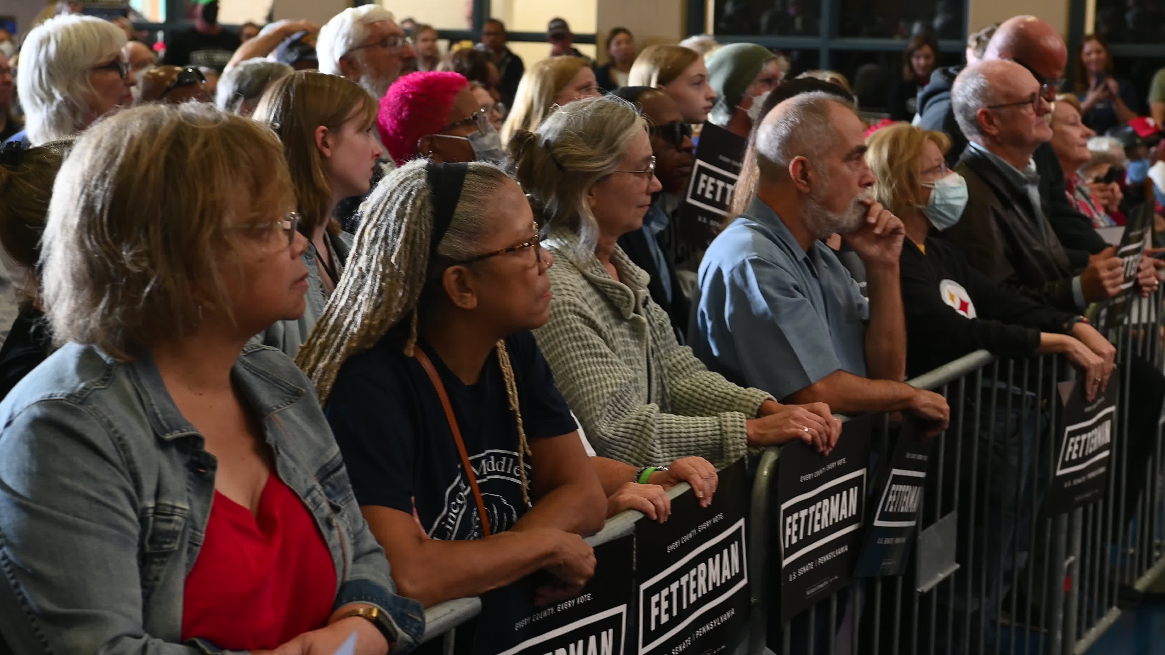 John Fetterman Holds Rally in Delaware County, Pennsylvania
