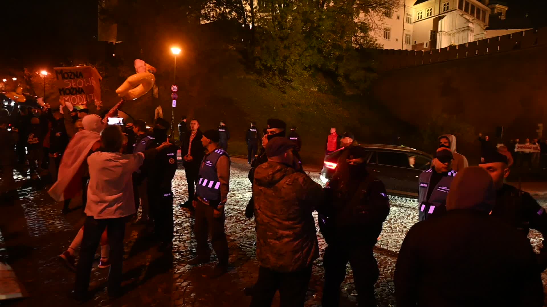 Protest Against Jaroslaw Kaczynski In Krakow