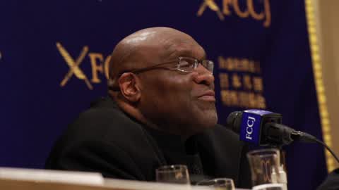 Kickboxer and media personality Bob Sapp speaks at FCCJ