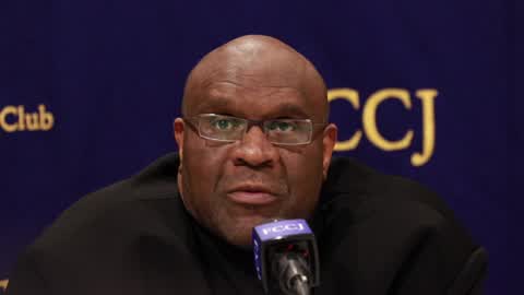 Kickboxer and media personality Bob Sapp speaks at FCCJ