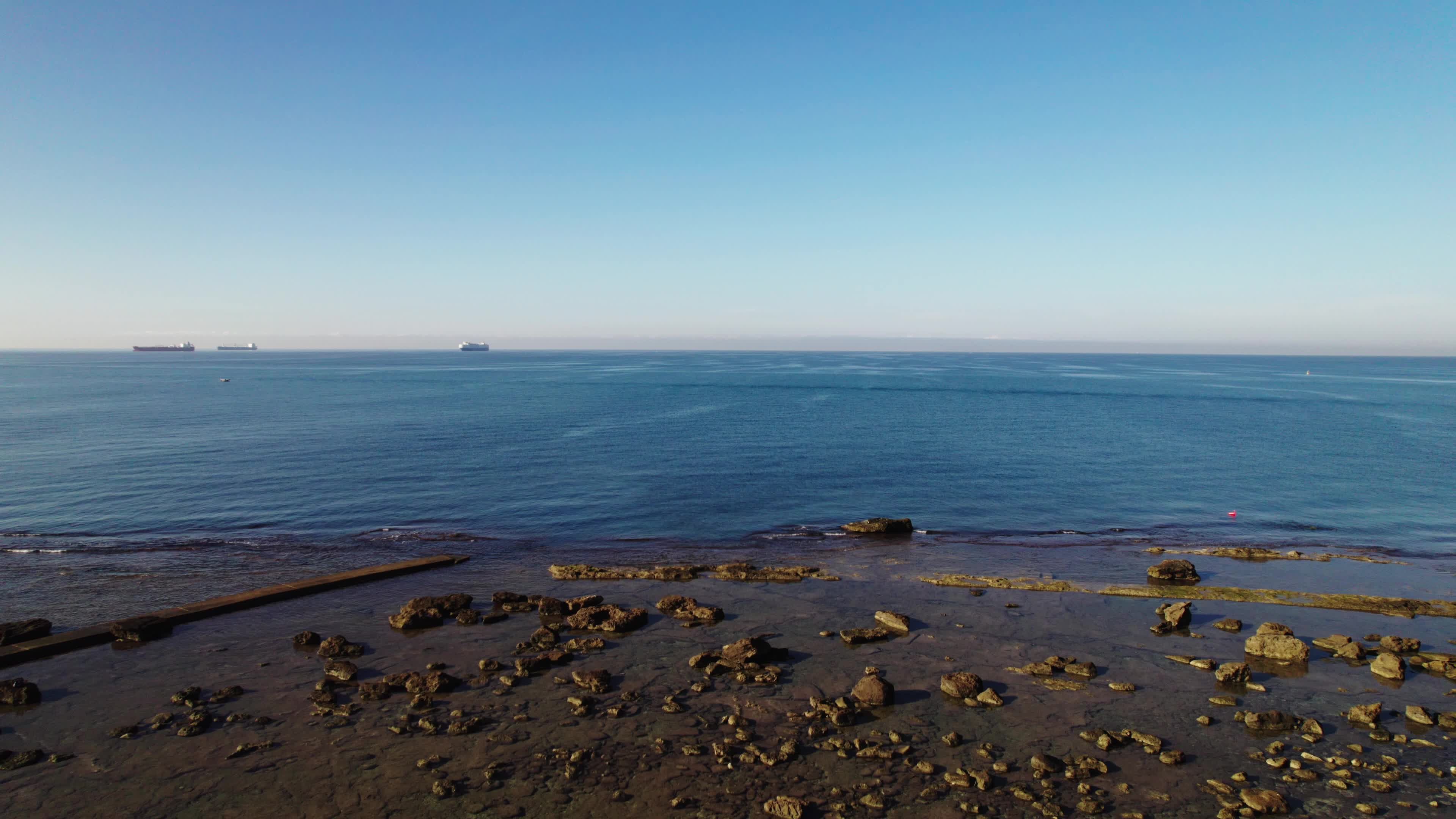 Drone View of Terrazza Mascagni In Livorno, Italy