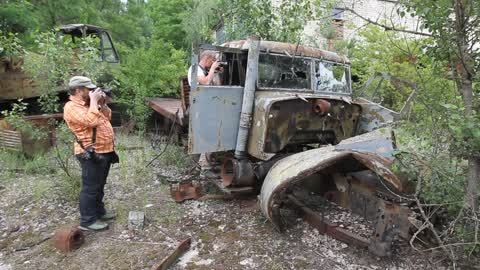 Press Tour of The Locations Depicted in The Chernobyl Series (HBO)