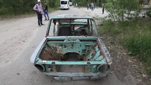 Press Tour of The Locations Depicted in The Chernobyl Series (HBO)