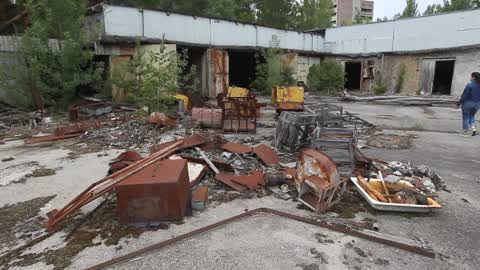 Press Tour of The Locations Depicted in The Chernobyl Series (HBO)