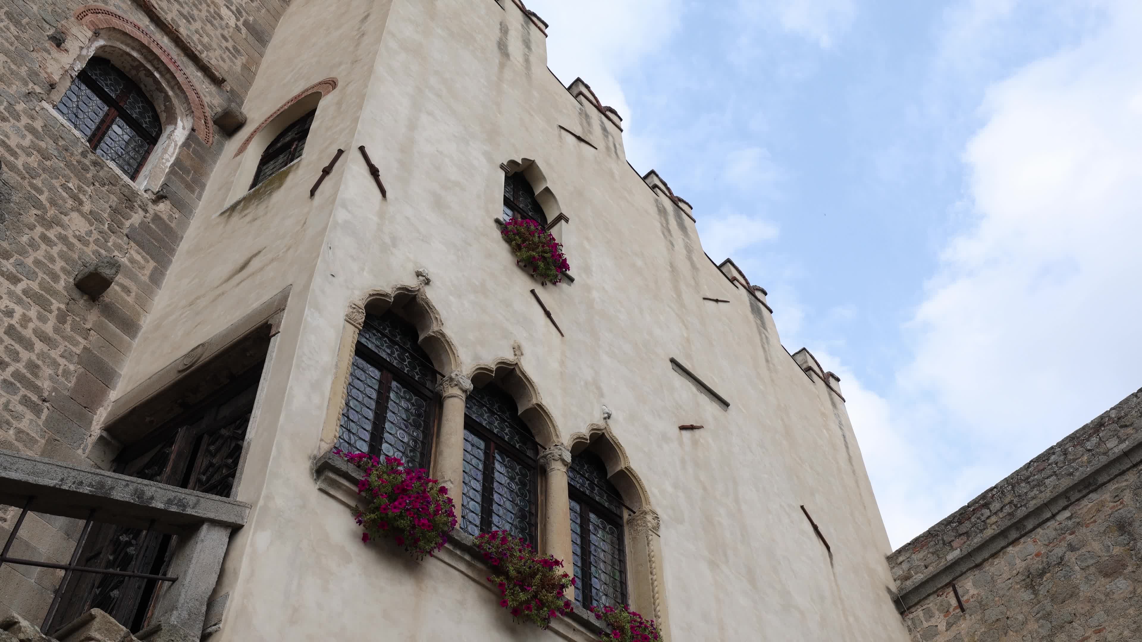 People Visits The Castle of Monselice Amid The COVID-19