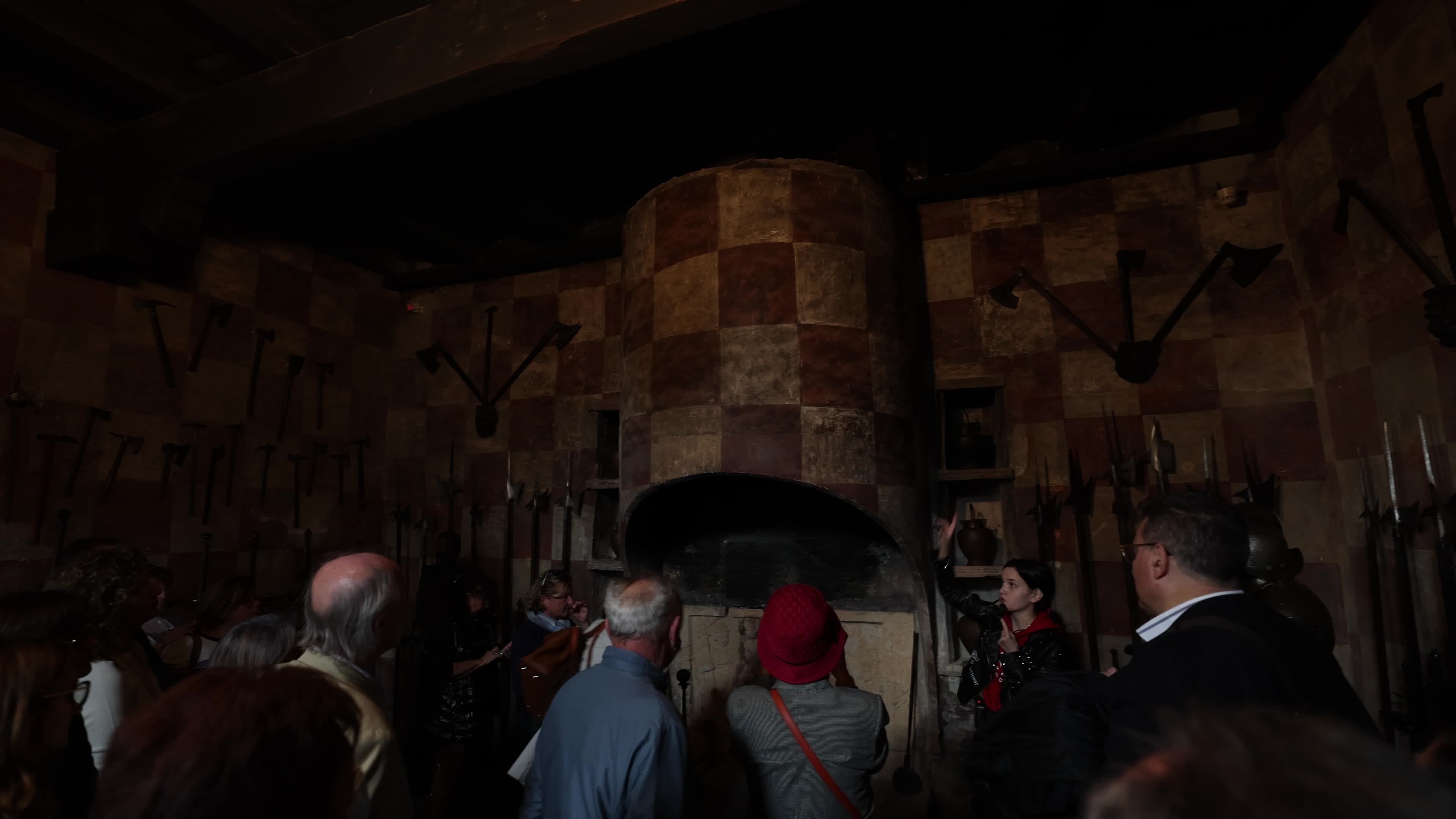 People Visits The Castle of Monselice Amid The COVID-19
