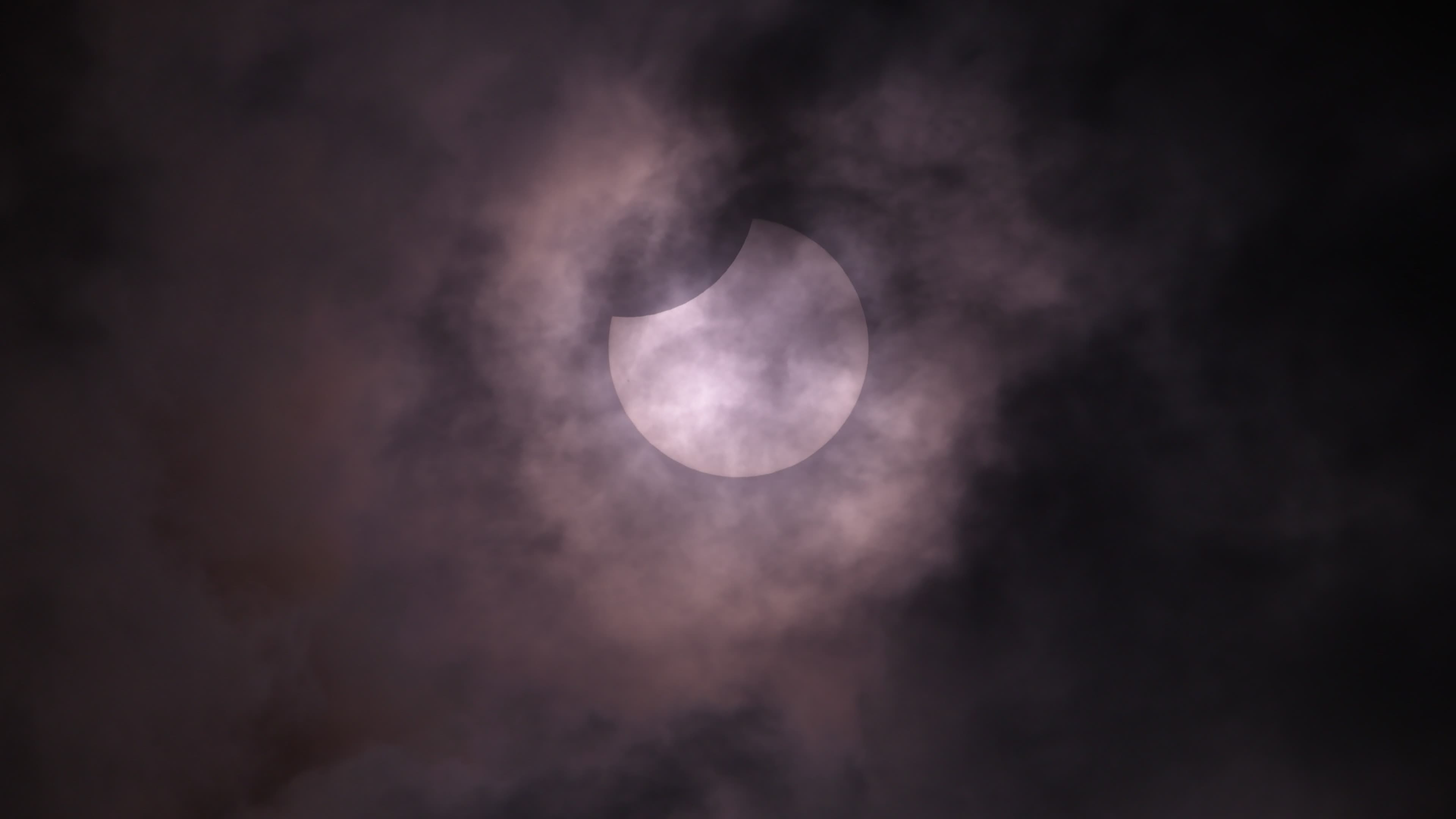 Partial Solar Eclipse in Italy