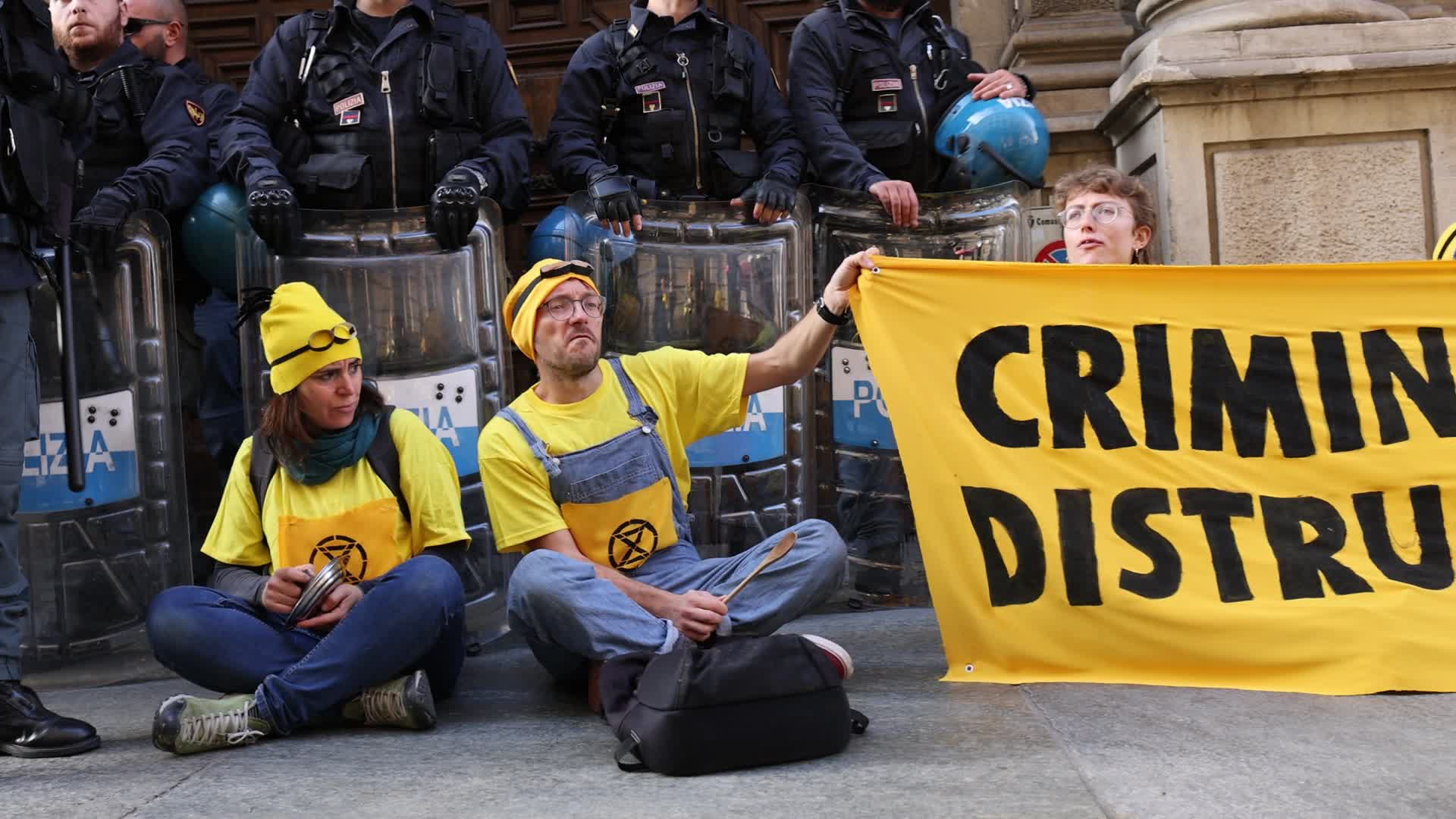 Extinction Rebellion activists tried to block Piedmont Regional Council