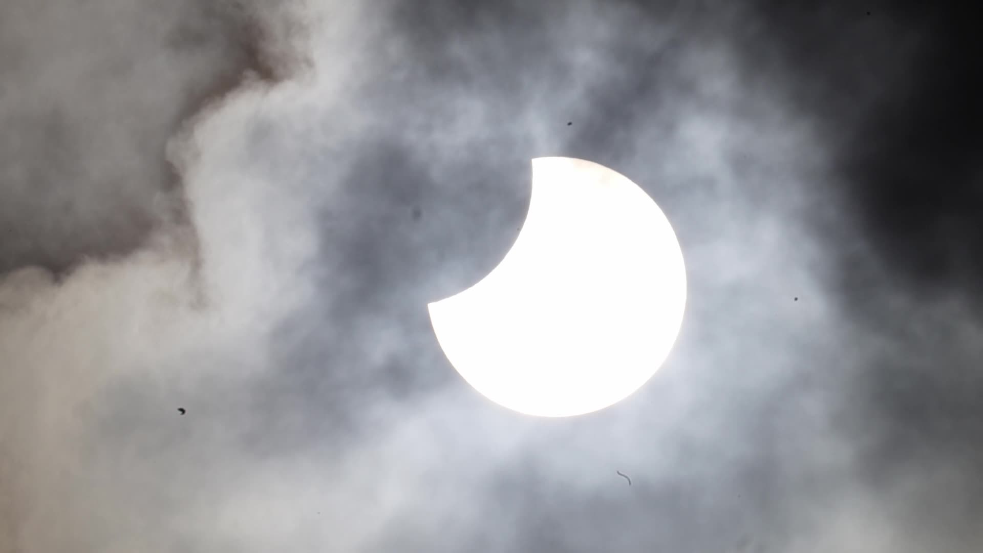 Partial Solar Eclipse Over Italy