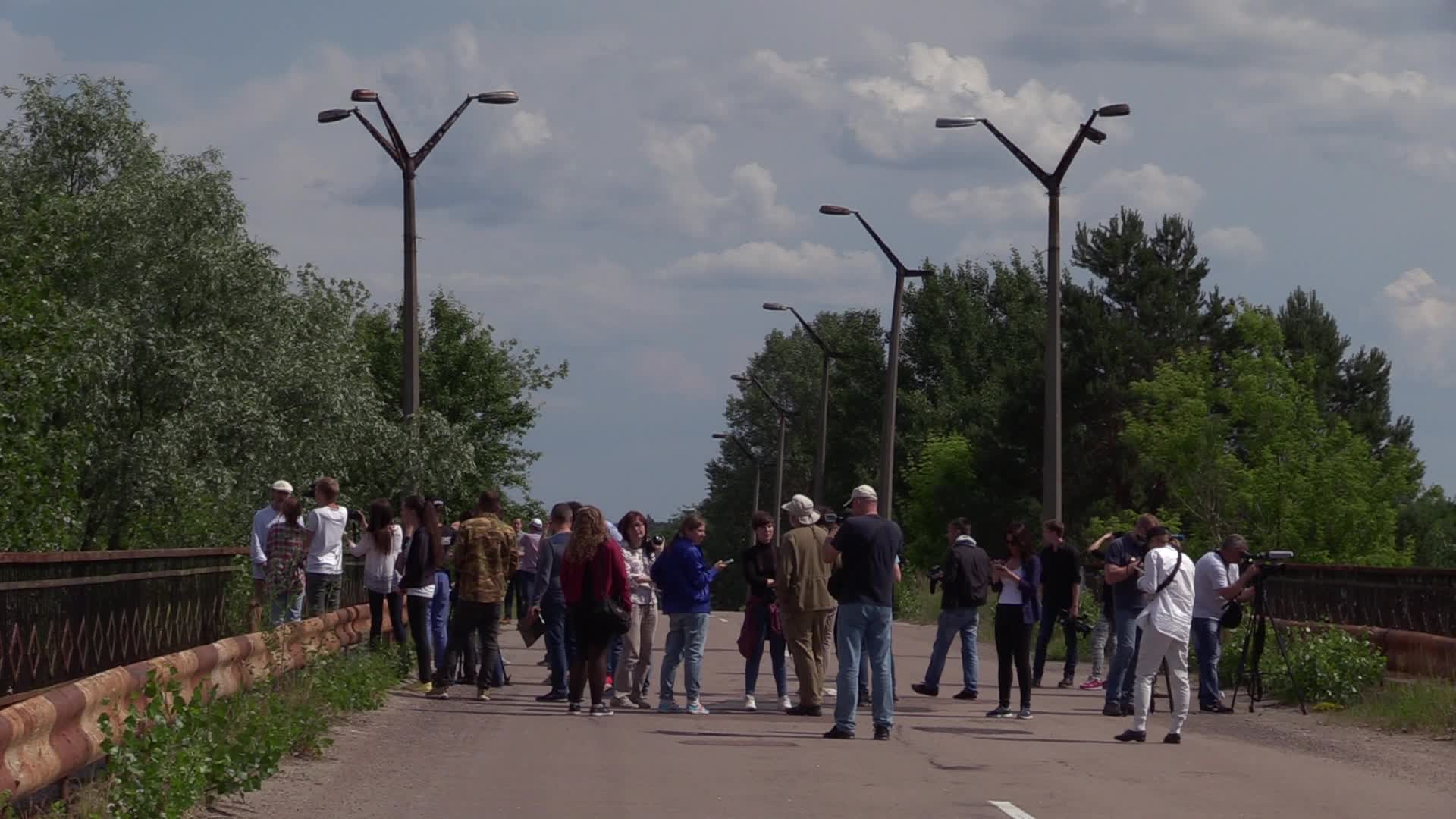 Press Tour of The Locations Depicted in The Chernobyl Series (HBO)