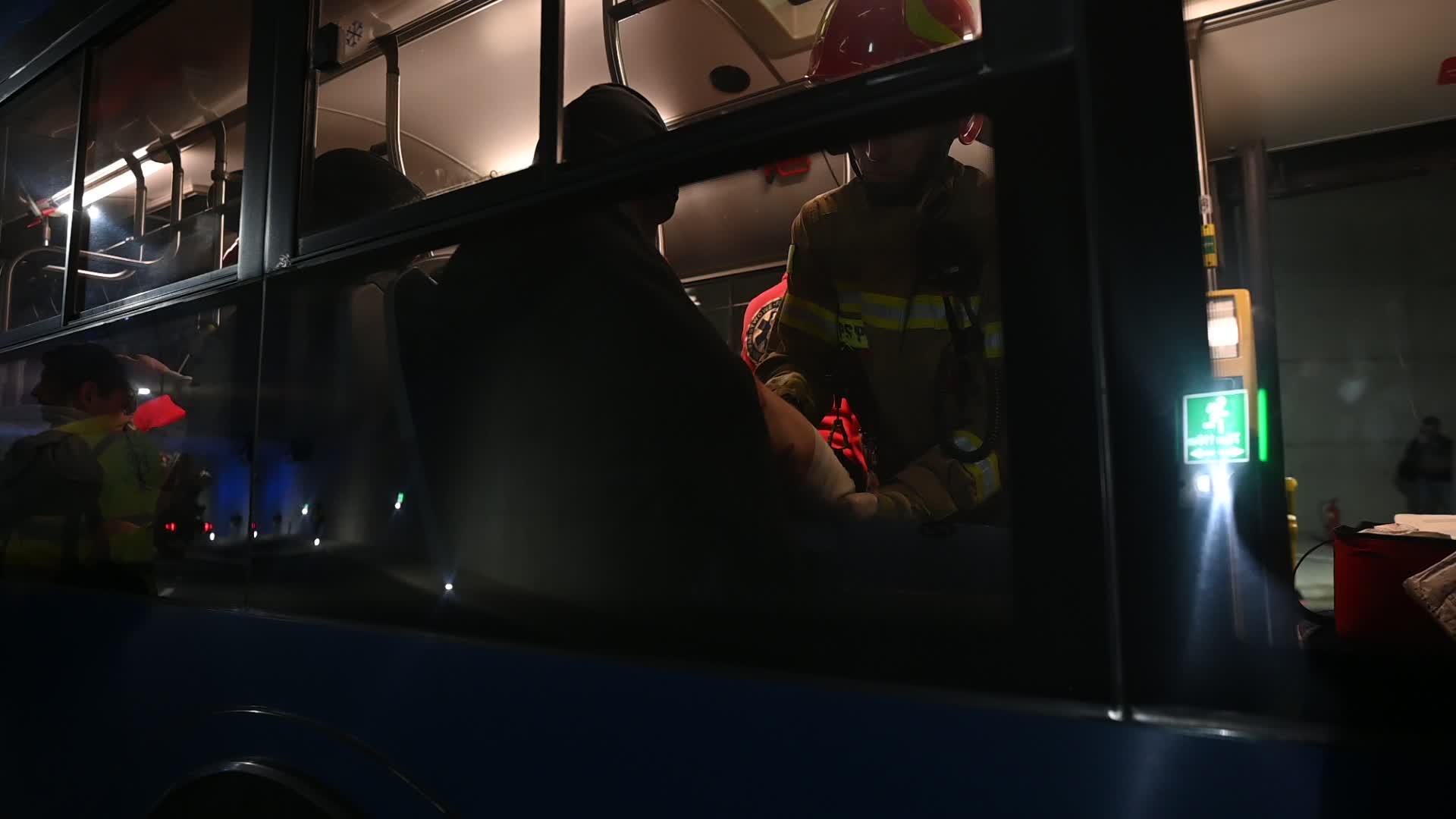 Fire Brigade Tactical And Combat Exercises In Krakow