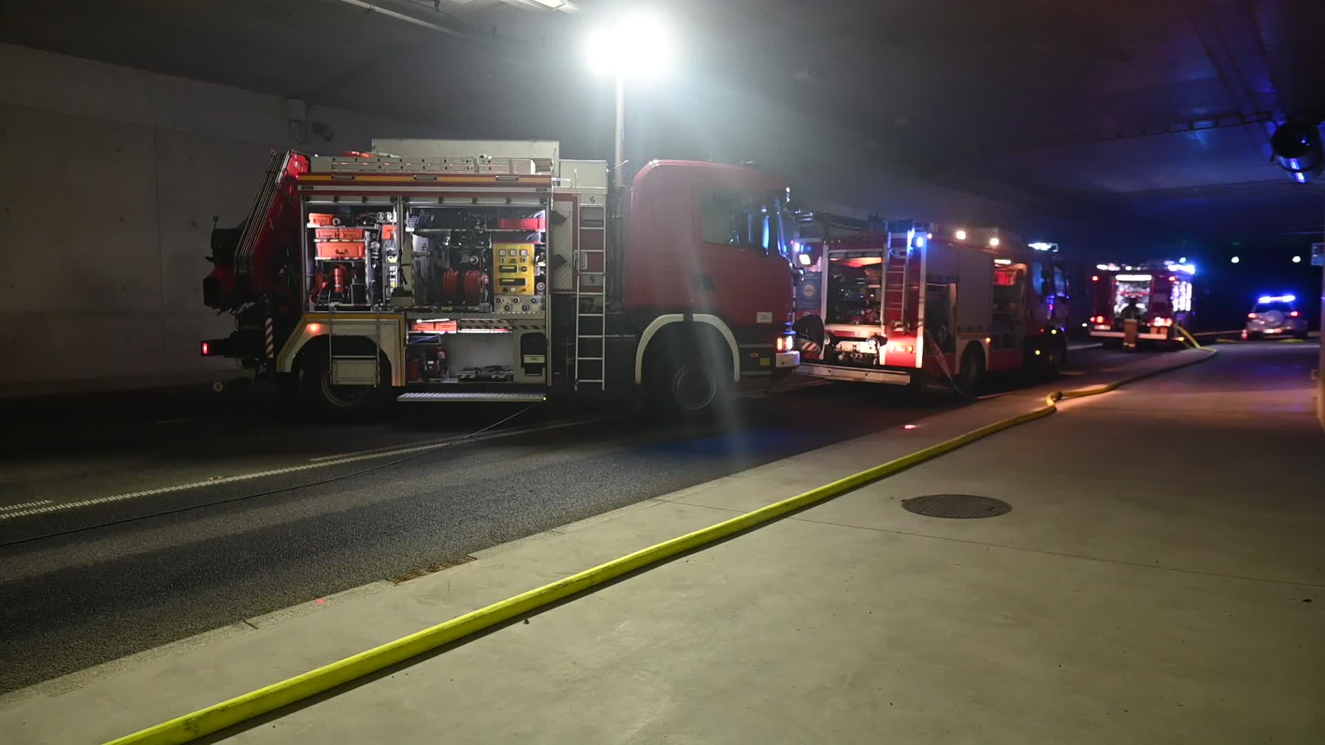 Fire Brigade Tactical And Combat Exercises In Krakow