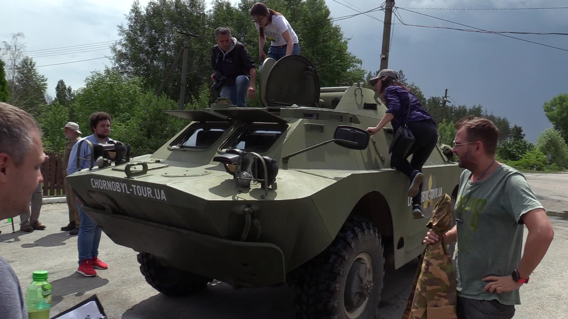 Press Tour of The Locations Depicted in The Chernobyl Series (HBO)