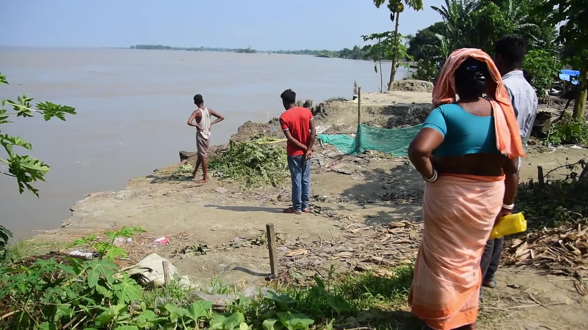 Brahmaputra erosion in India
