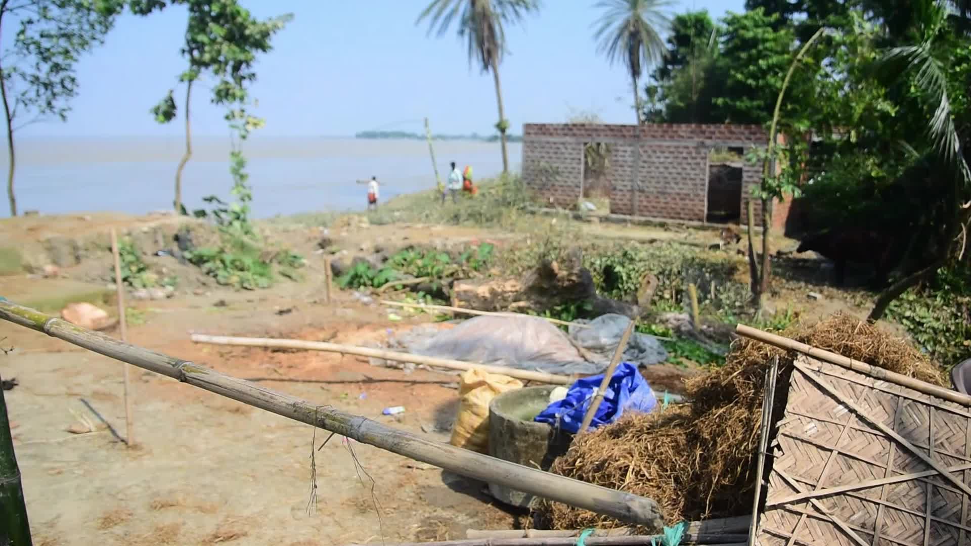 Brahmaputra erosion in India